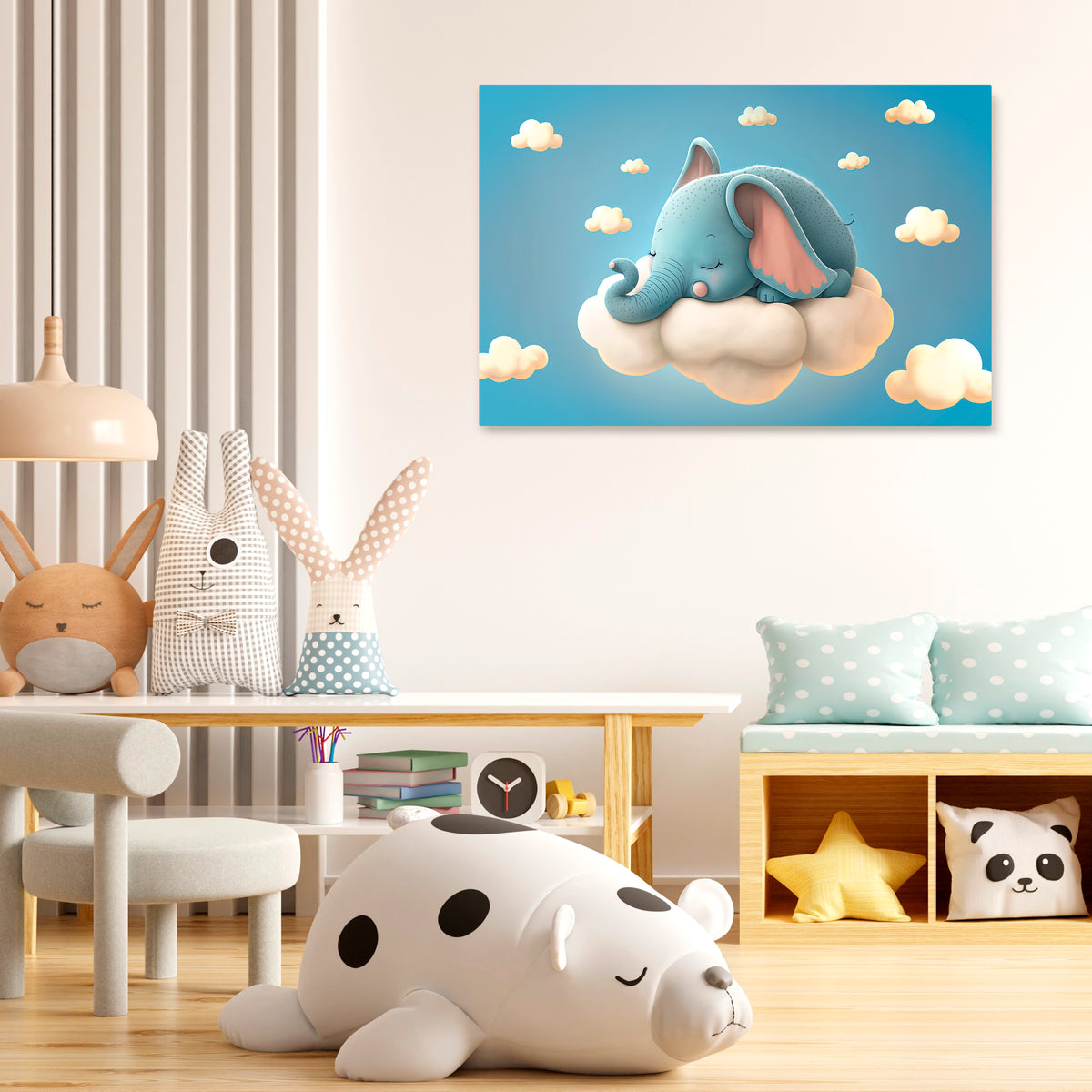 ELEPHANT DREAMS Horizontal Canvas Print