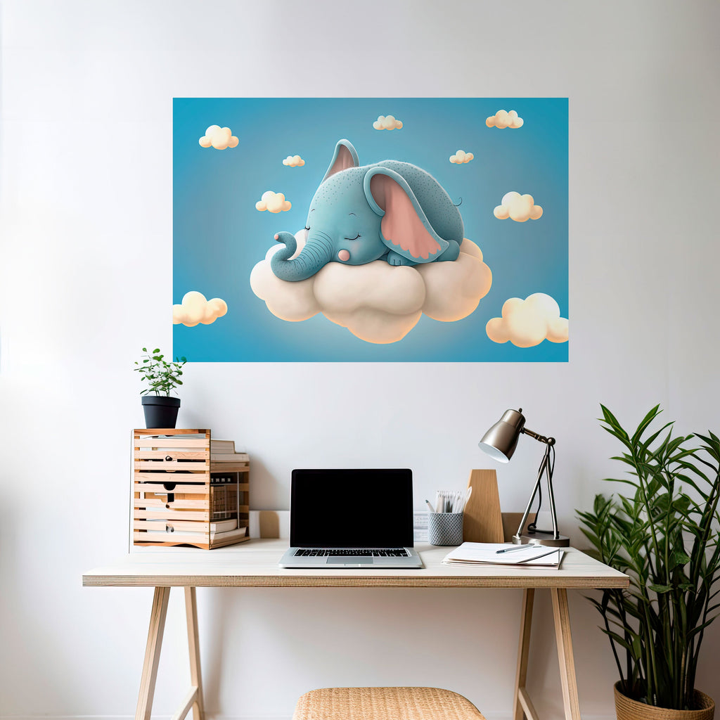 Affiche horizontale autocollante ELEPHANT DREAMS