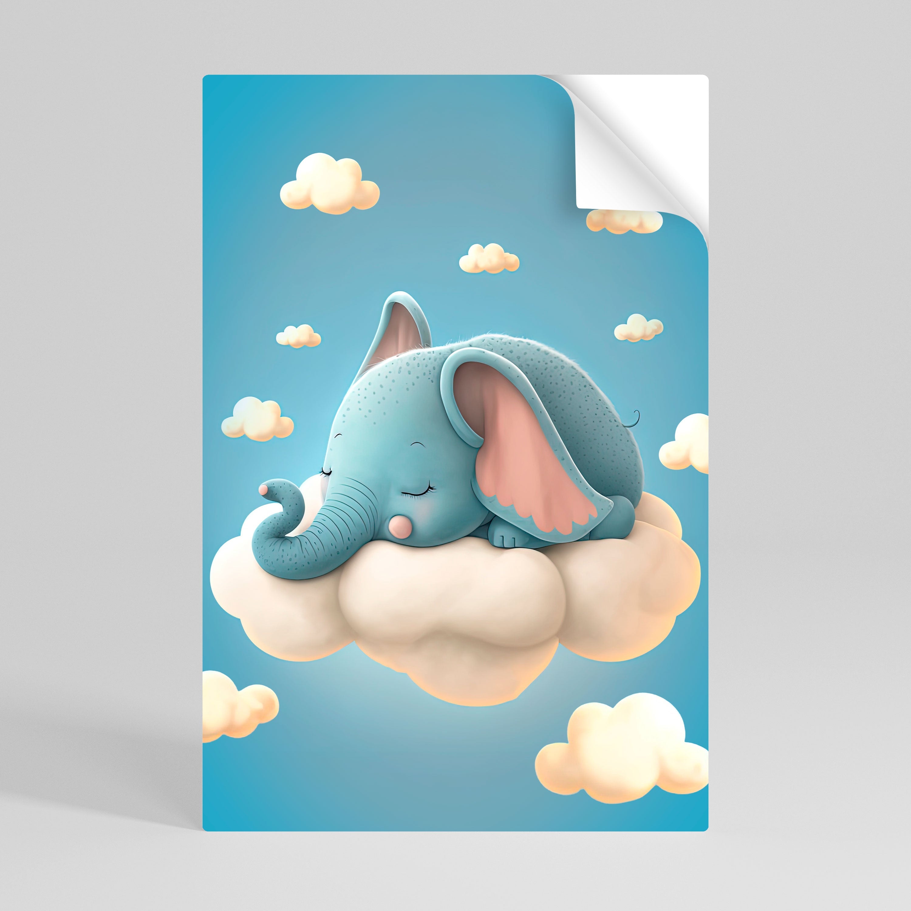 Affiche verticale autocollante « ELEPHANT DREAMS »