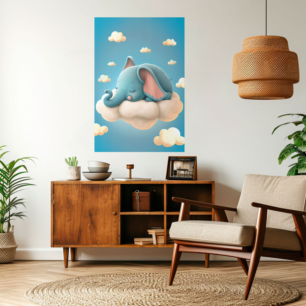 Affiche verticale autocollante « ELEPHANT DREAMS »