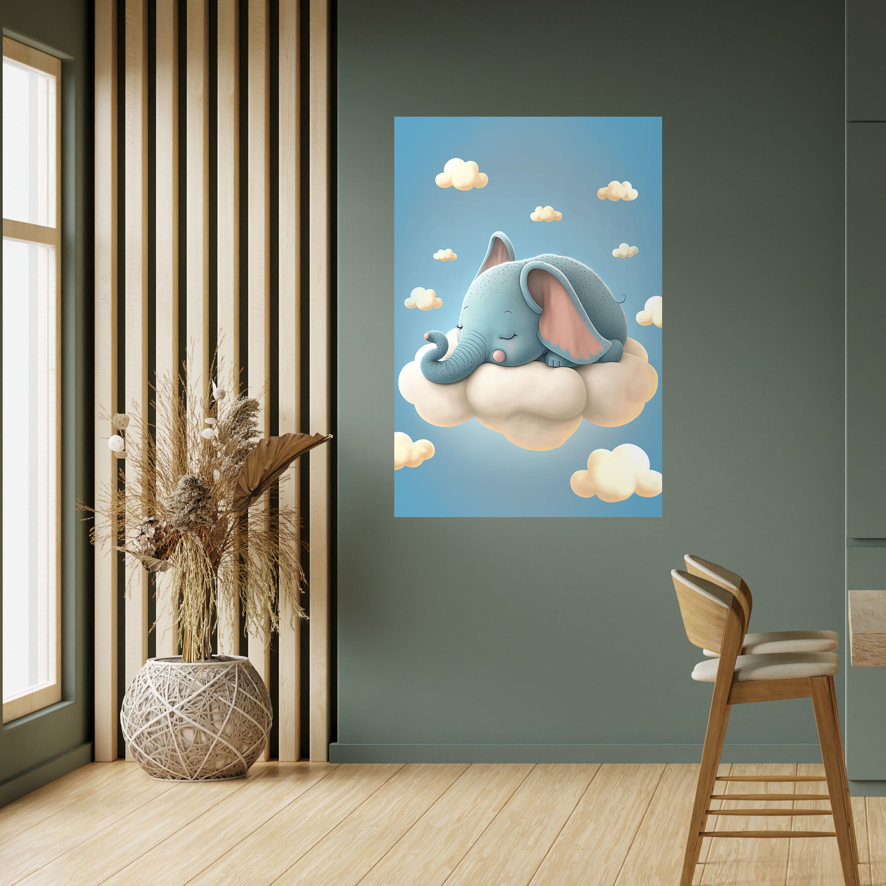 Affiche verticale autocollante « ELEPHANT DREAMS »