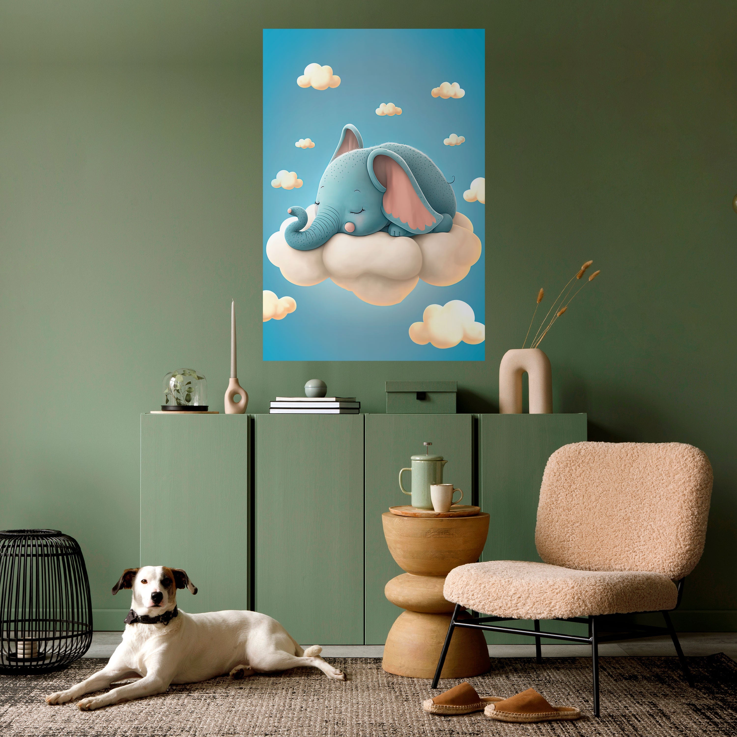 Affiche verticale autocollante « ELEPHANT DREAMS »