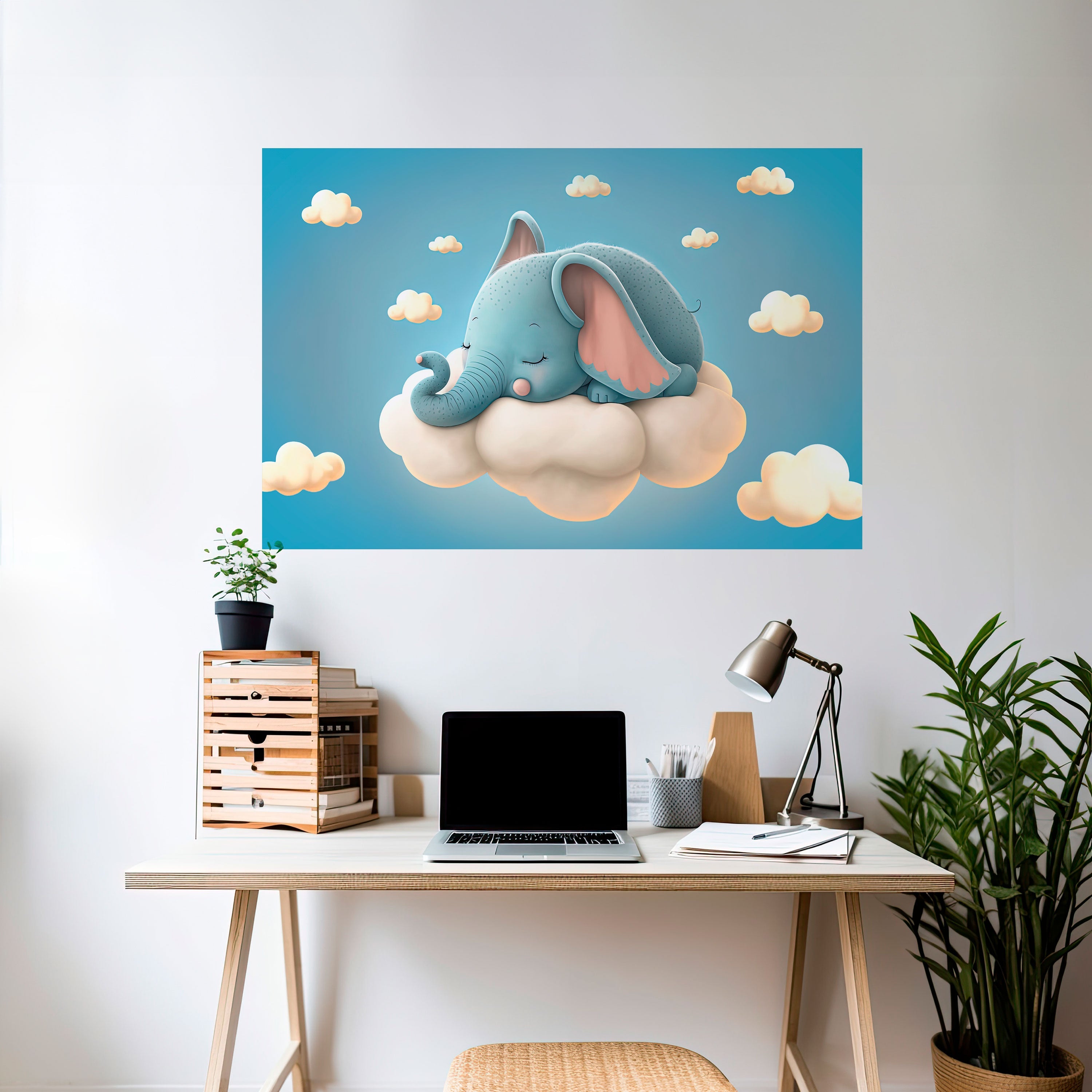 Affiche horizontale autocollante ELEPHANT DREAMS