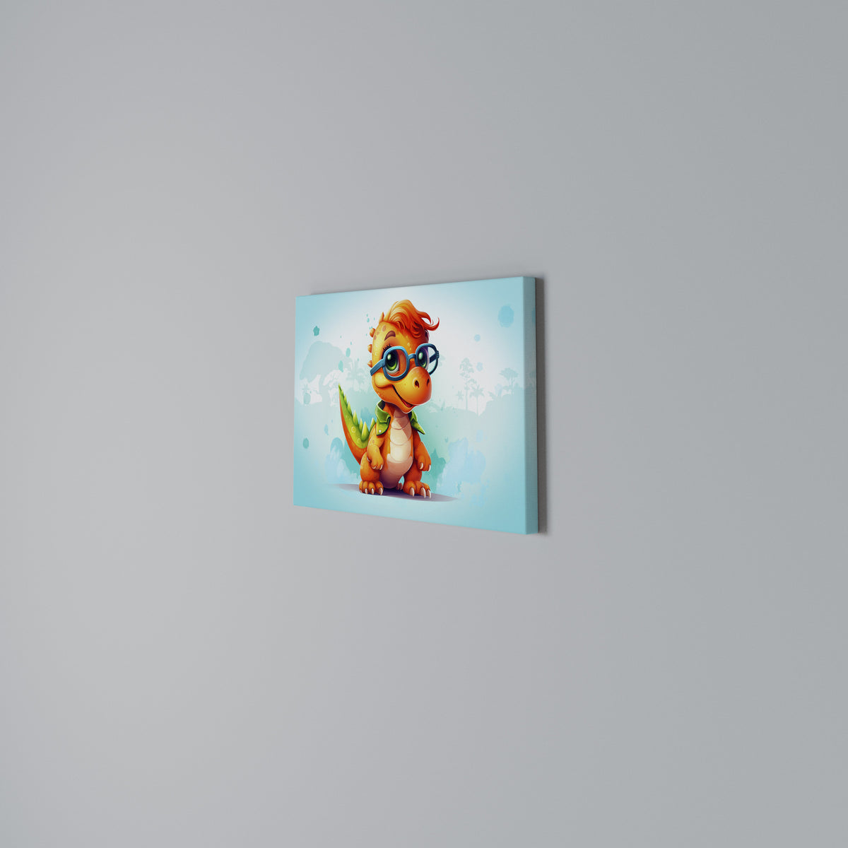 KIDDOSAURUS REX Horizontal Canvas Print