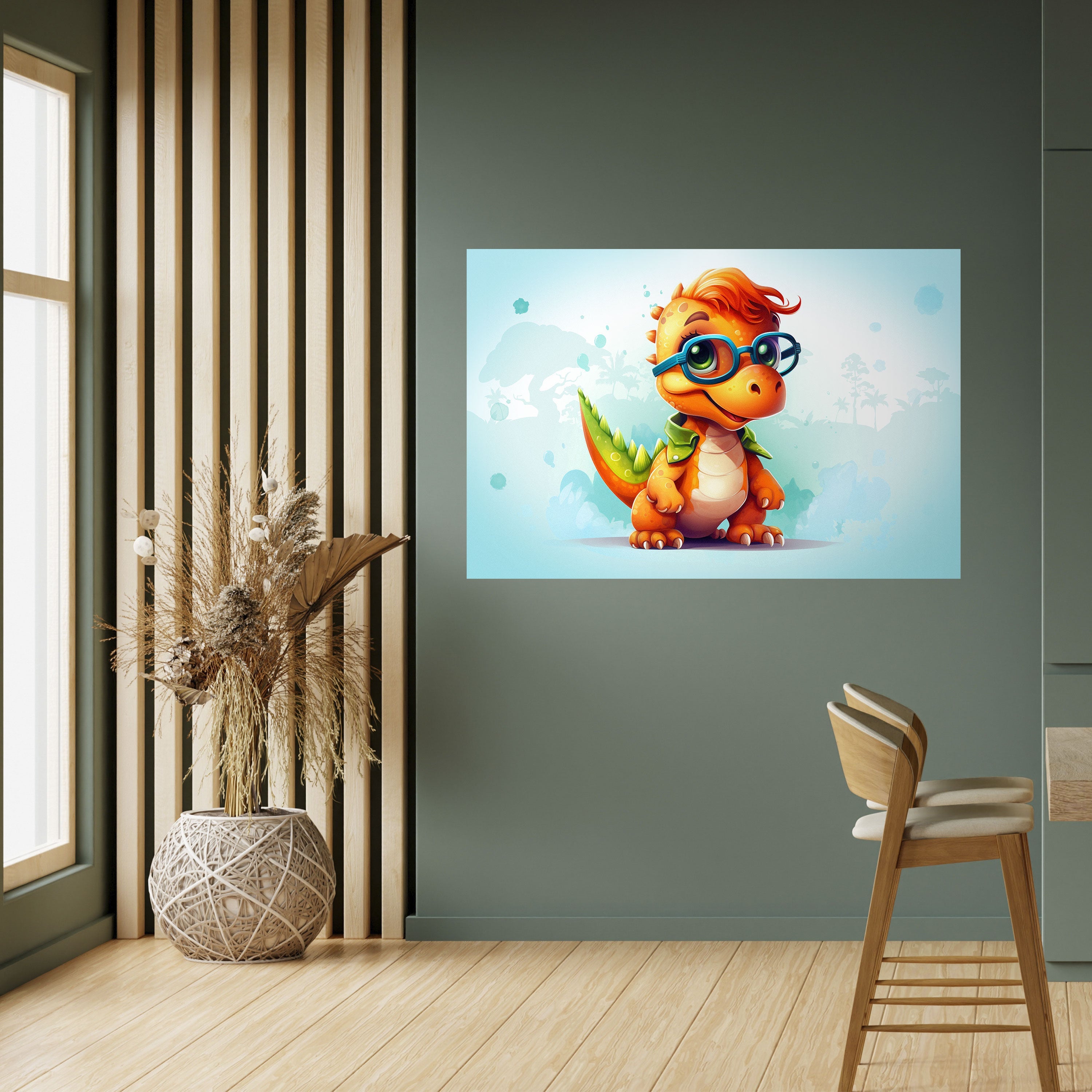 Affiche horizontale autocollante KIDDOSAURUS REX