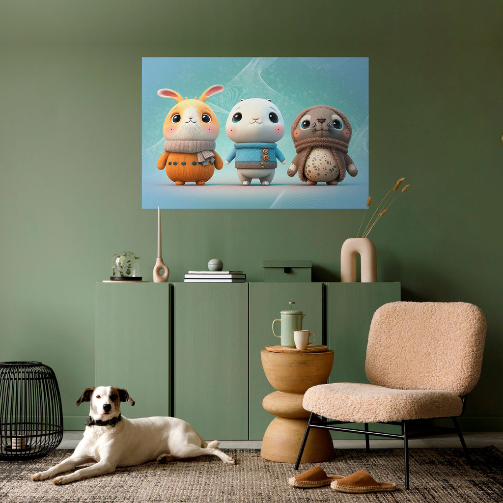 SWEETIES SQUAD Affiche horizontale à décoller et à coller