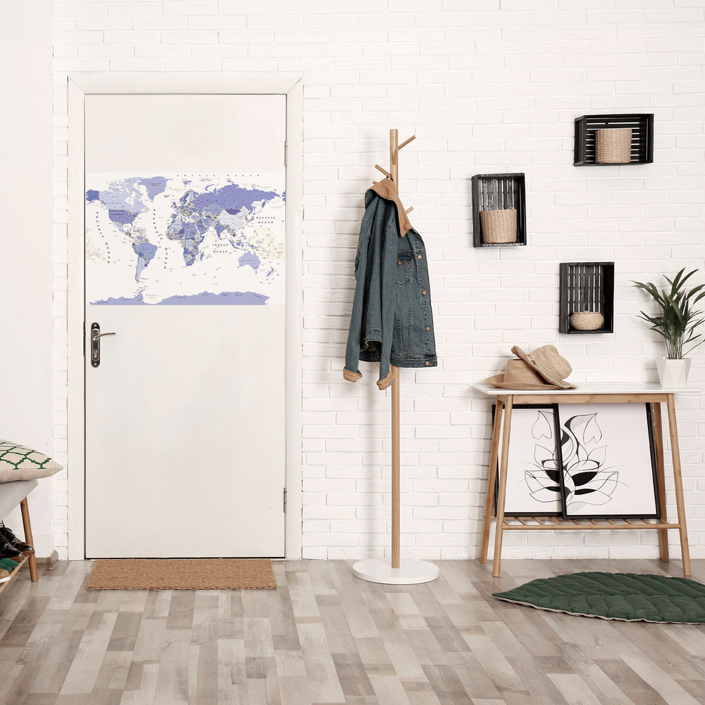 Affiche horizontale autocollante VIOLET WORLDVIEW