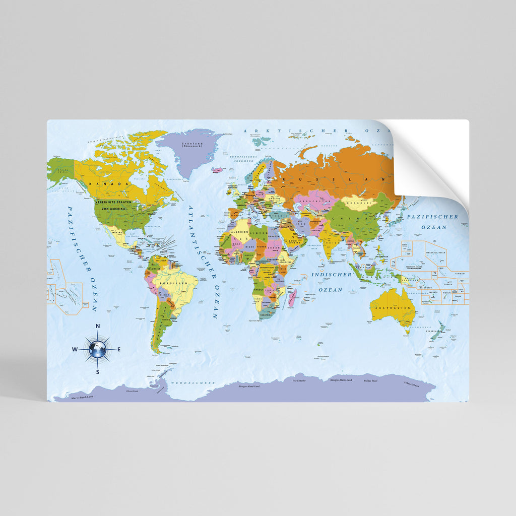 OCEANS OF DISCOVERY [DE] Affiche horizontale autocollante