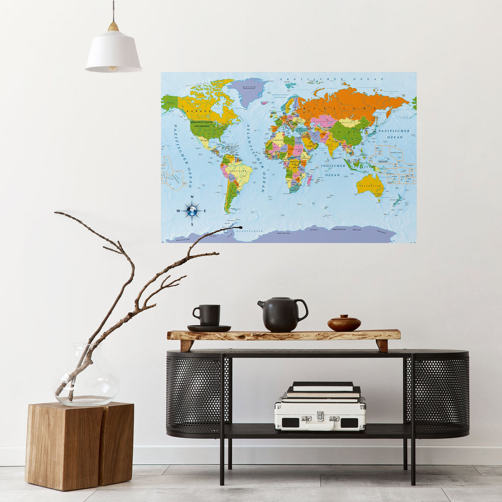 OCEANS OF DISCOVERY [DE] Affiche horizontale autocollante