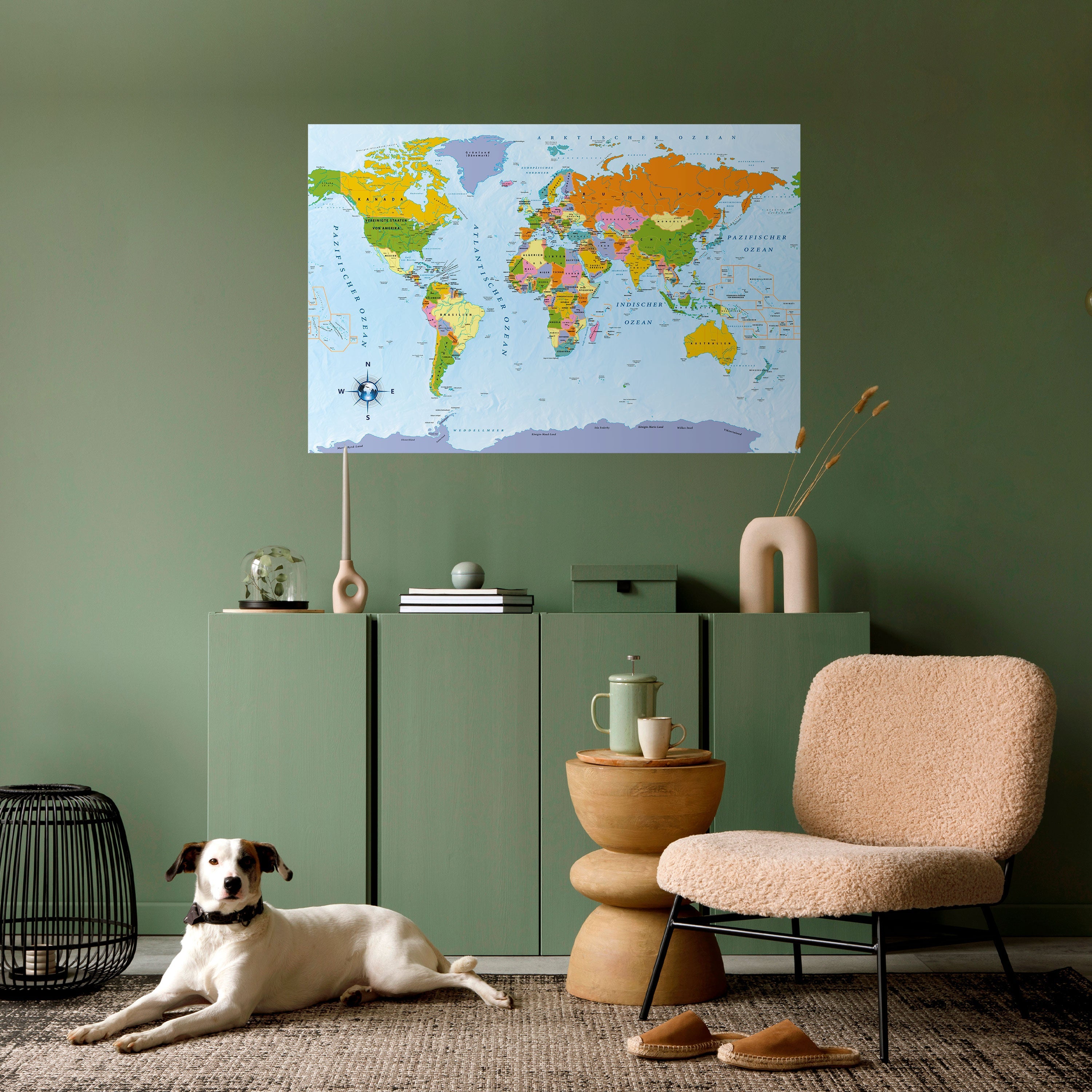 OCEANS OF DISCOVERY [DE] Affiche horizontale autocollante