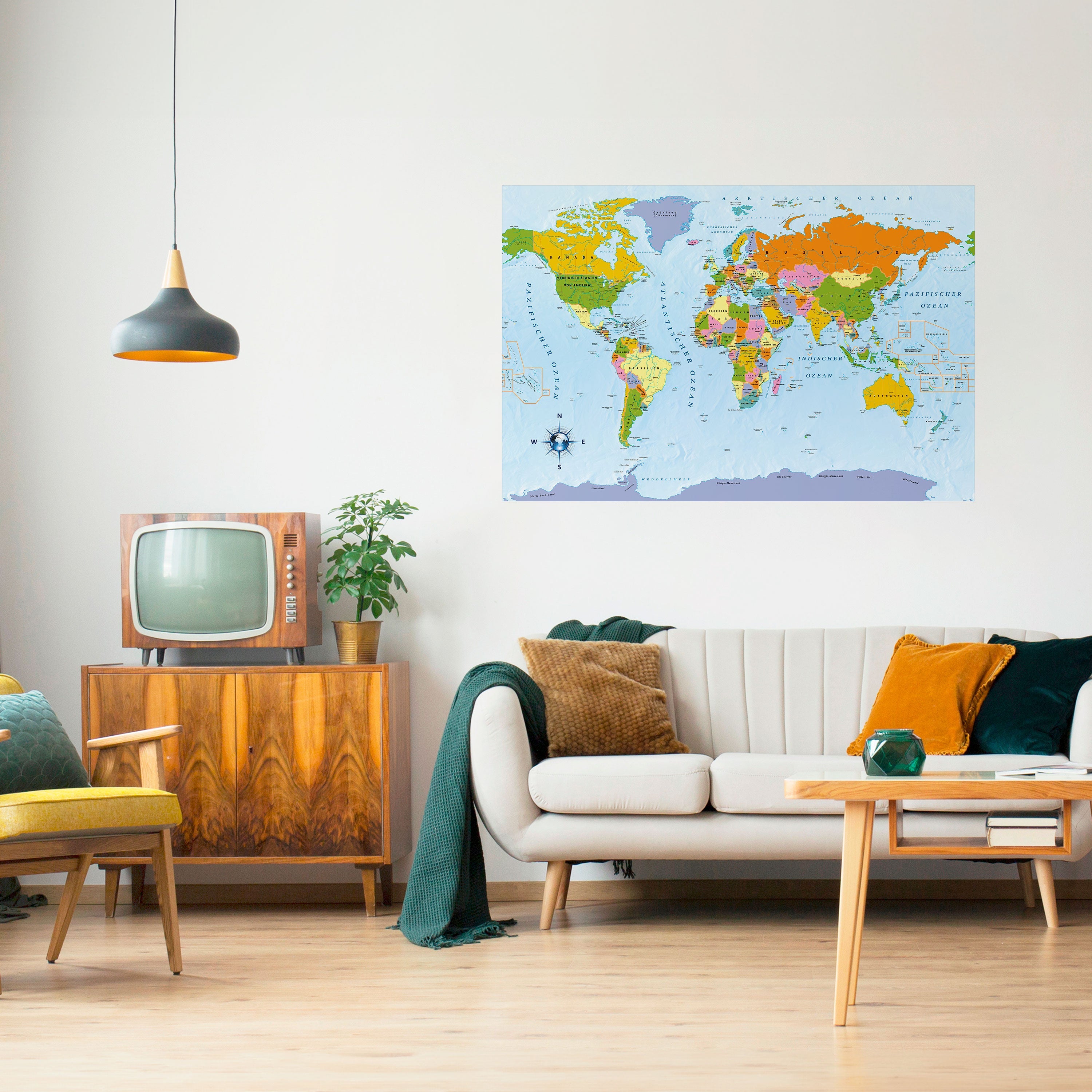 OCEANS OF DISCOVERY [DE] Affiche horizontale autocollante