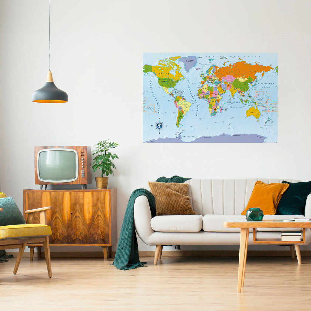 OCEANS OF DISCOVERY [DE] Affiche horizontale autocollante