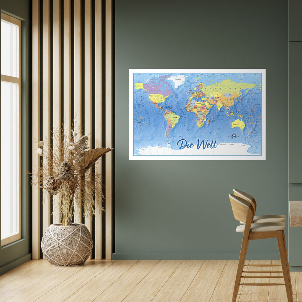 TERRAIN DE DÉCOUVERTE [DE] Affiche horizontale autocollante