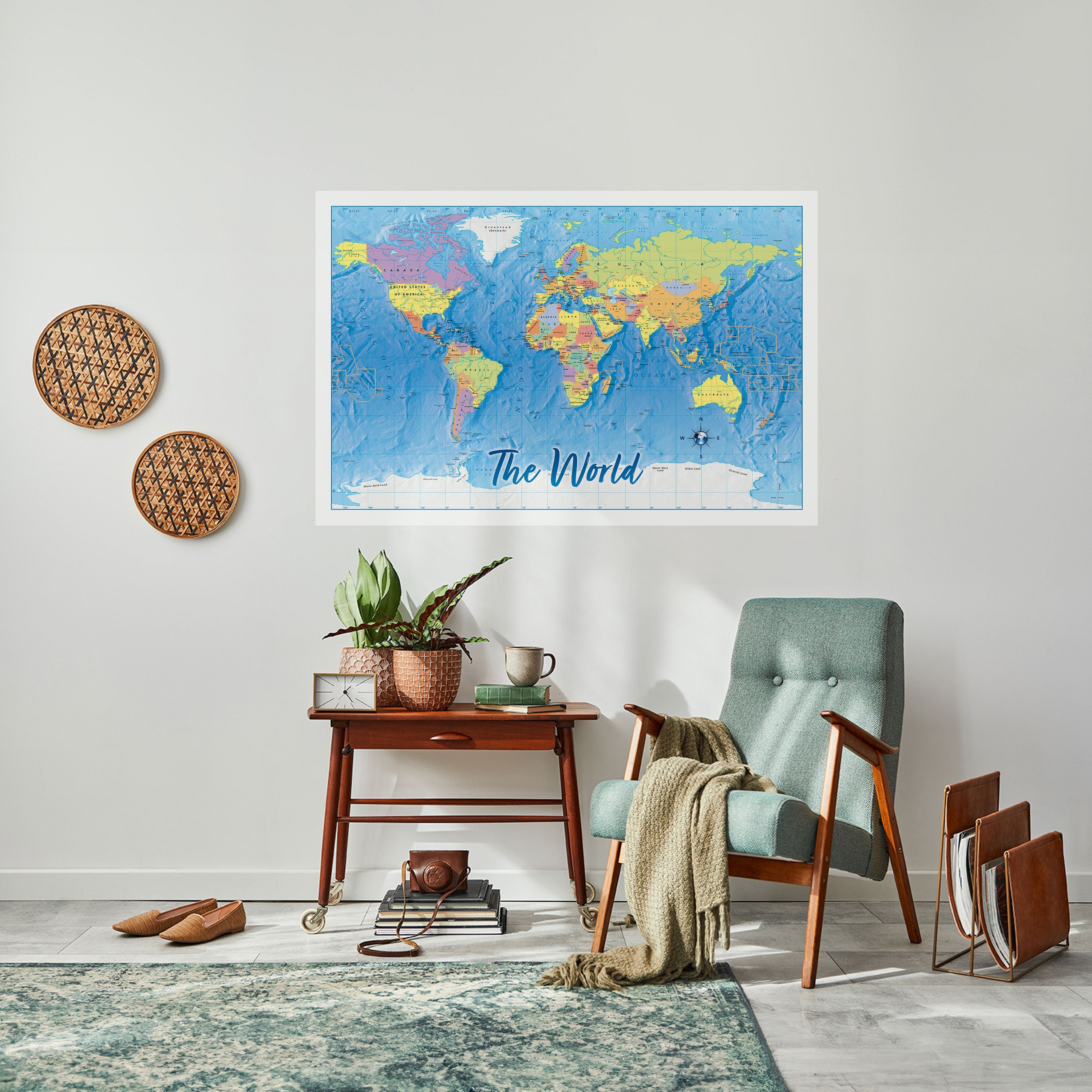 TERRAIN DE DÉCOUVERTE [FR] Affiche horizontale autocollante