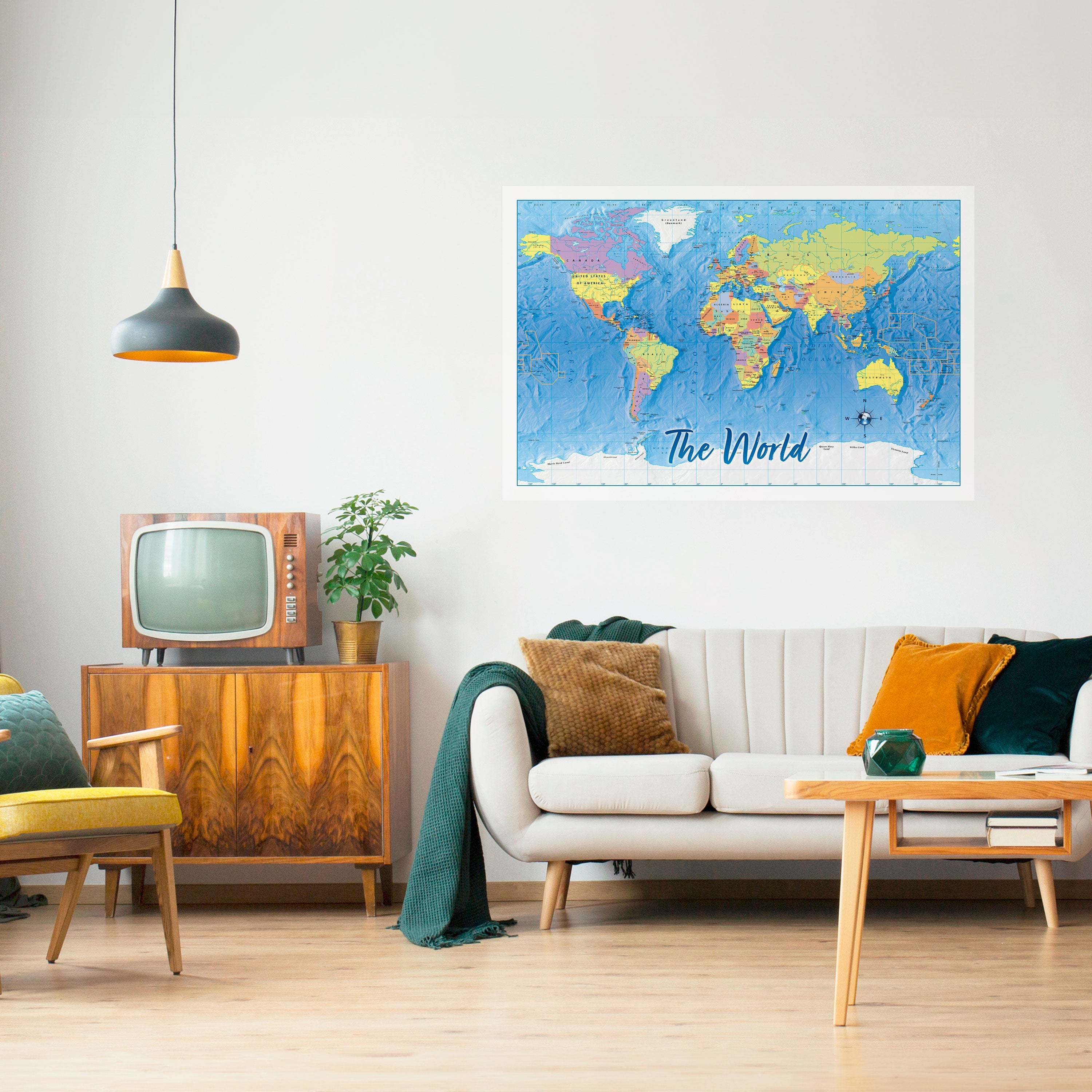 TERRAIN DE DÉCOUVERTE [FR] Affiche horizontale autocollante