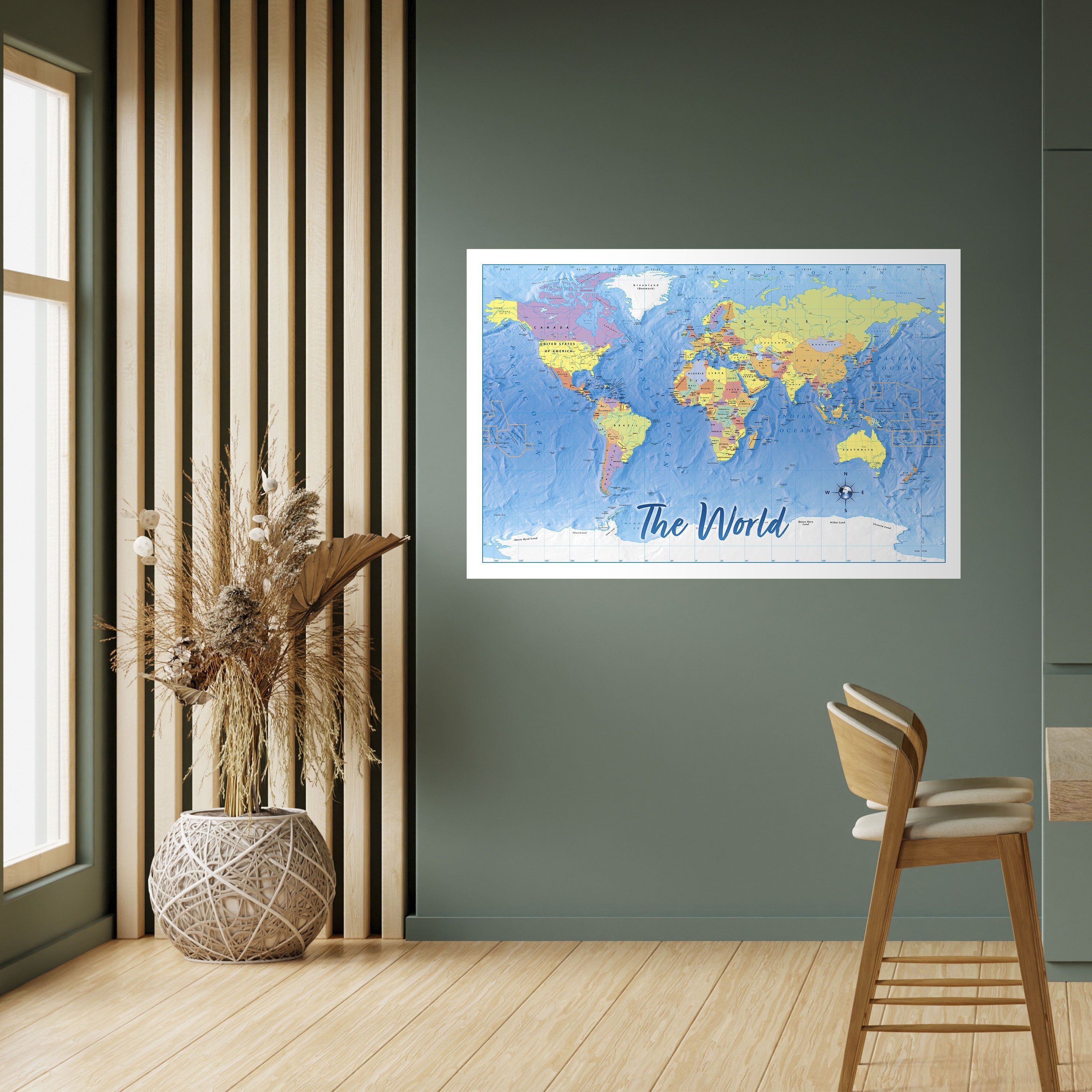 TERRAIN DE DÉCOUVERTE [FR] Affiche horizontale autocollante