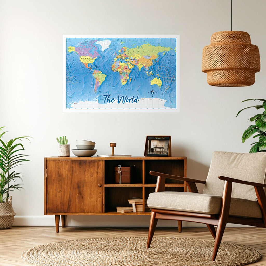 TERRAIN DE DÉCOUVERTE [FR] Affiche horizontale autocollante