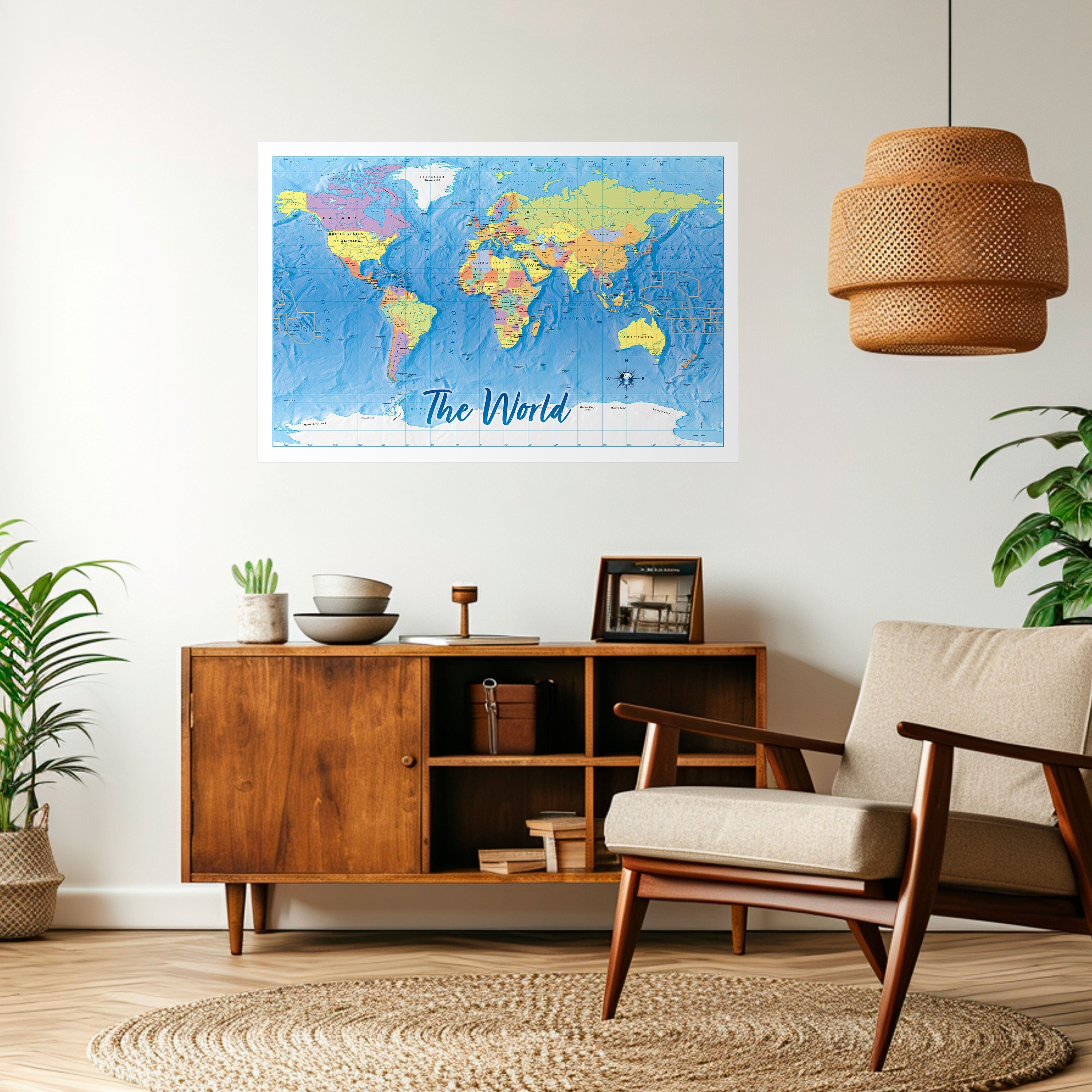 TERRAIN DE DÉCOUVERTE [FR] Affiche horizontale autocollante