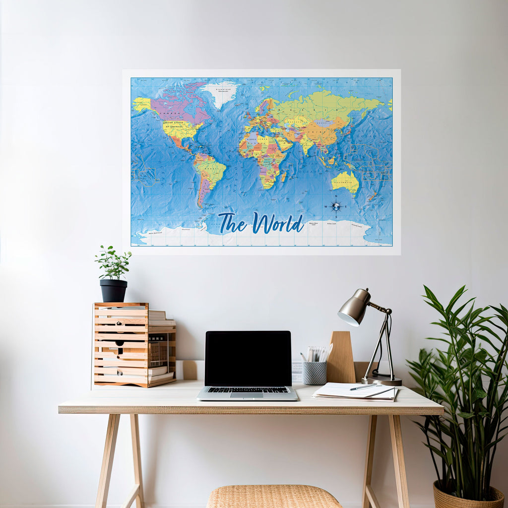 TERRAIN DE DÉCOUVERTE [FR] Affiche horizontale autocollante