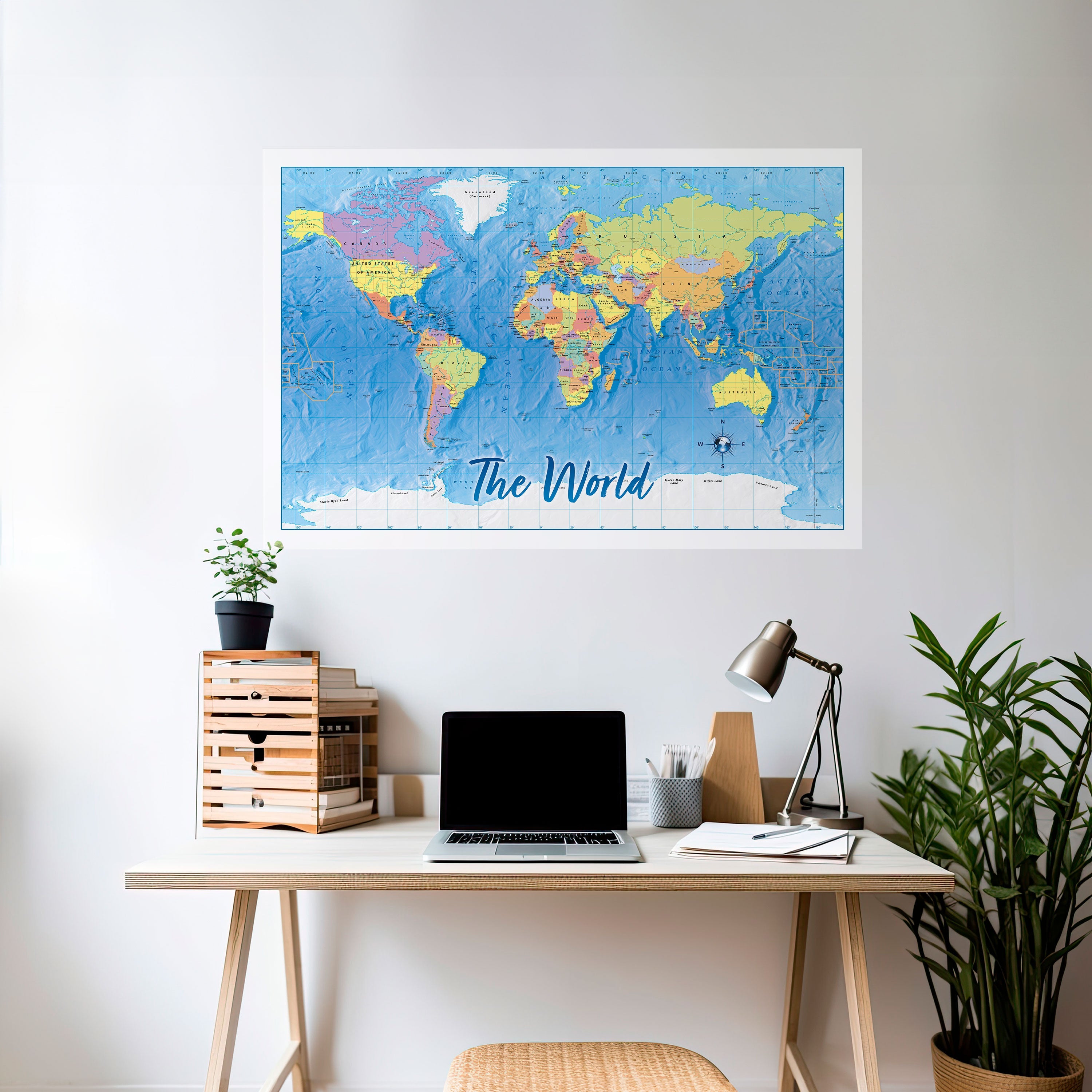 TERRAIN DE DÉCOUVERTE [FR] Affiche horizontale autocollante