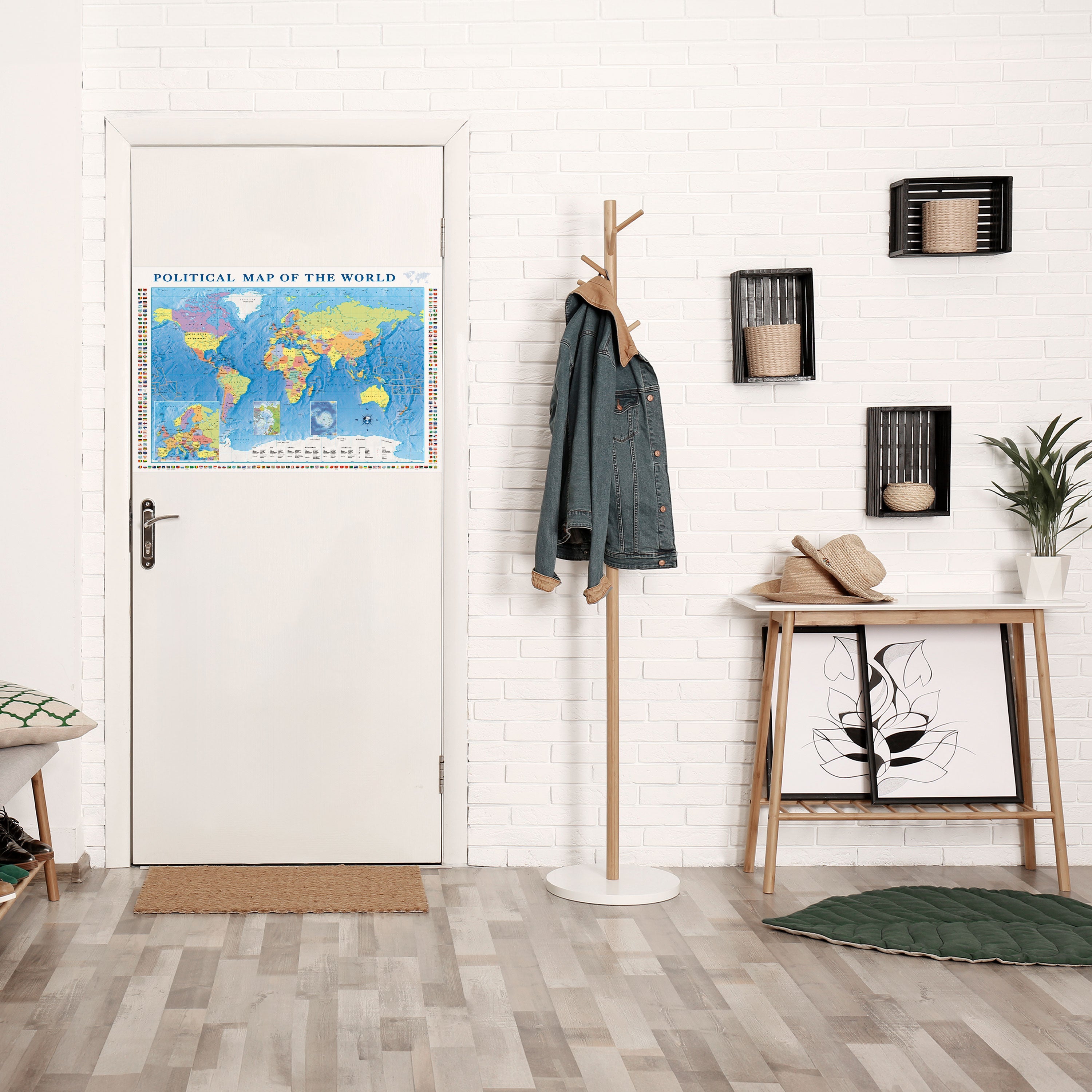 Affiche horizontale autocollante BORDERS AND BEYOND