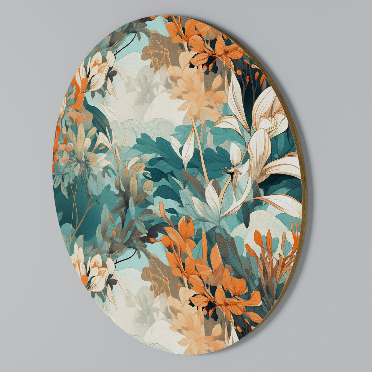 BLOOM BALLET Round Wall Art