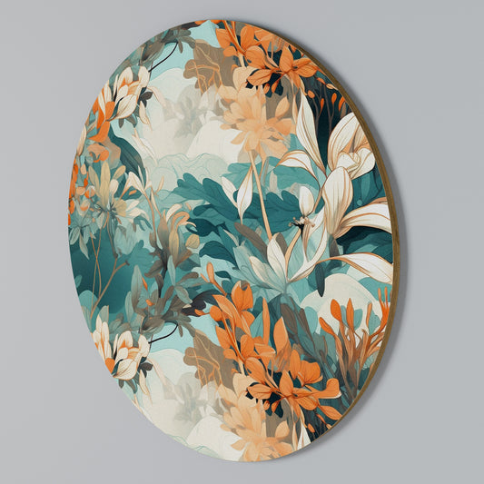 BLOOM BALLET Round Wall Art