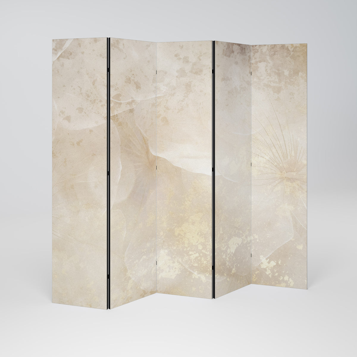 WHISPERING PETALS 5-Panel Room Divider