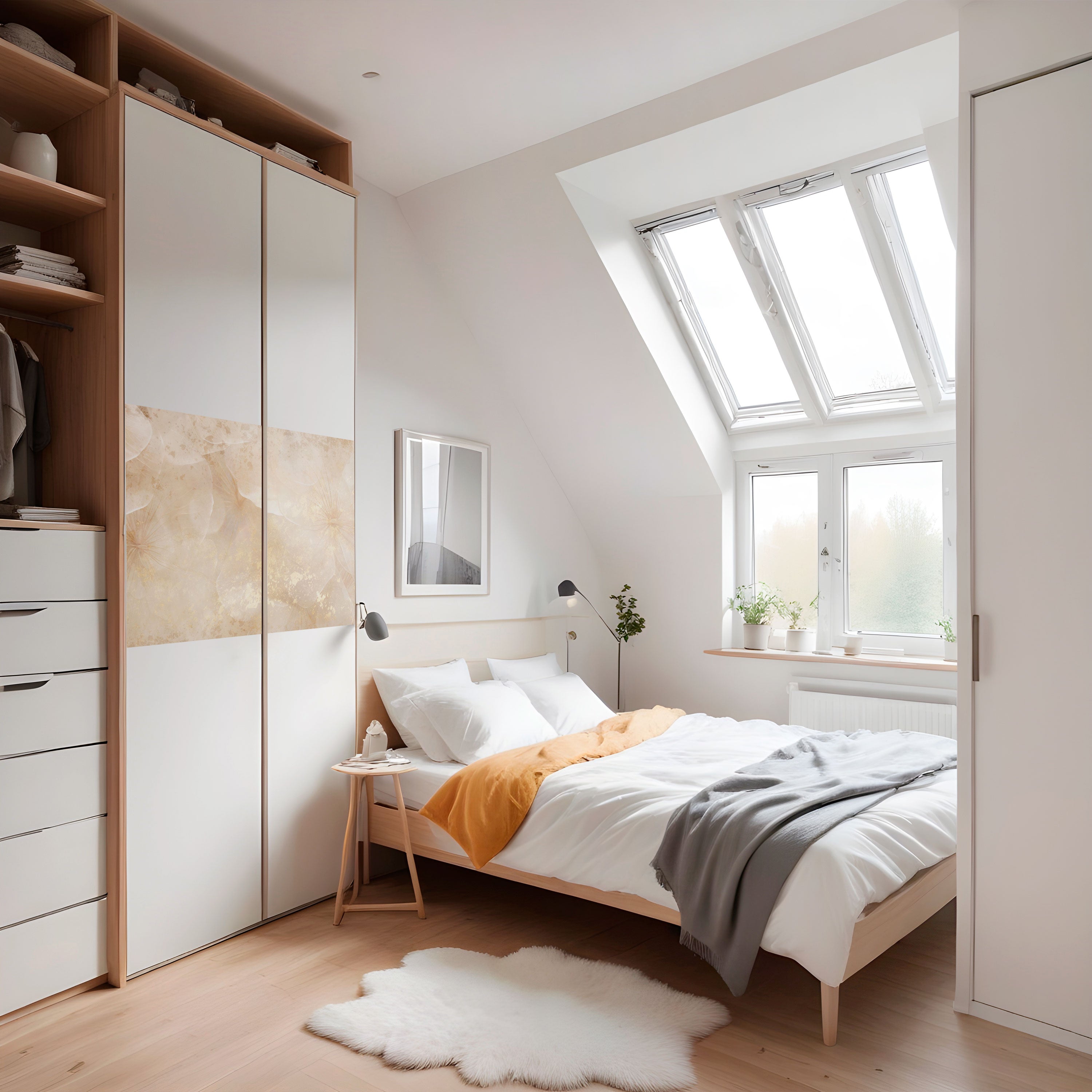 Affiche horizontale autocollante « Pétales chuchotants »