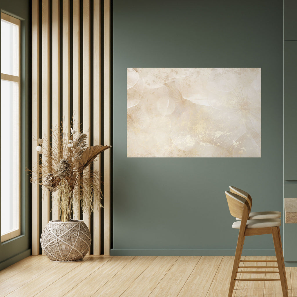 Affiche horizontale autocollante « Pétales chuchotants »