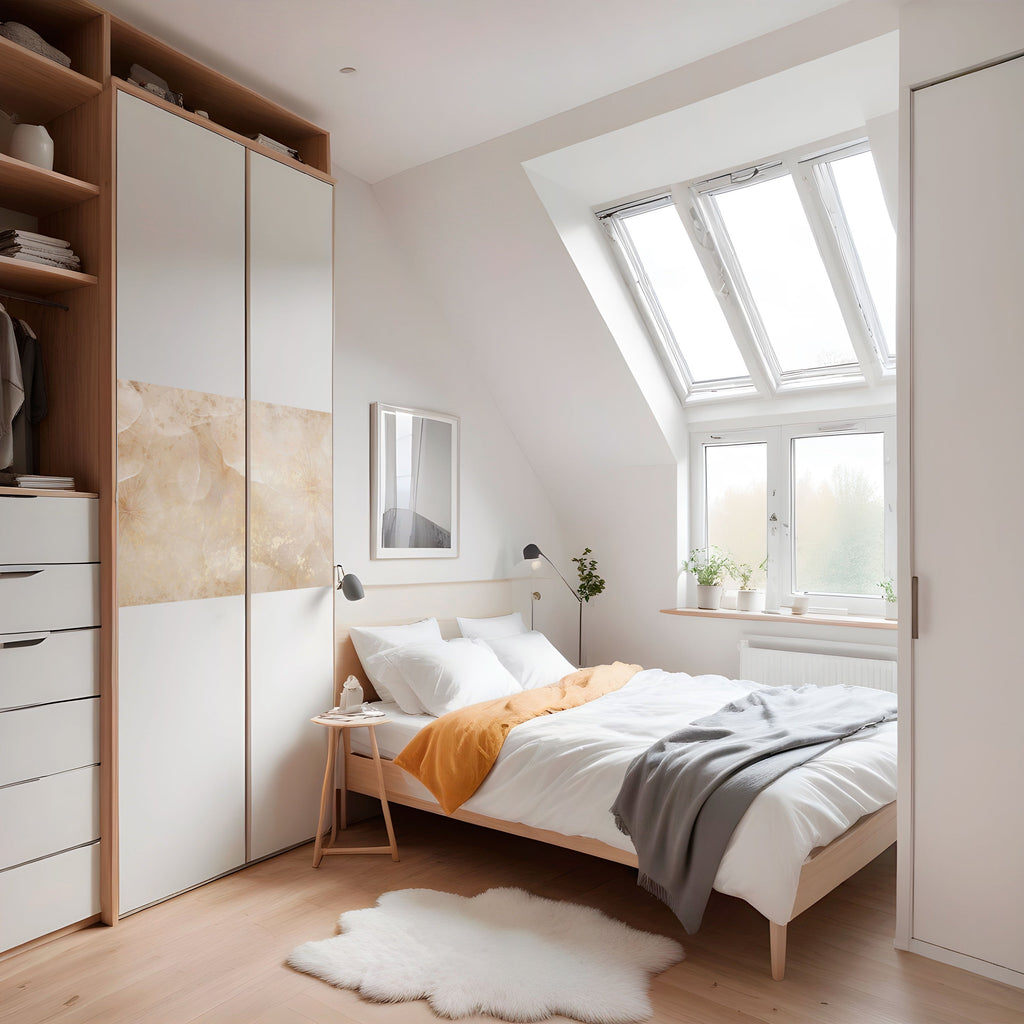 Affiche horizontale autocollante « Pétales chuchotants »