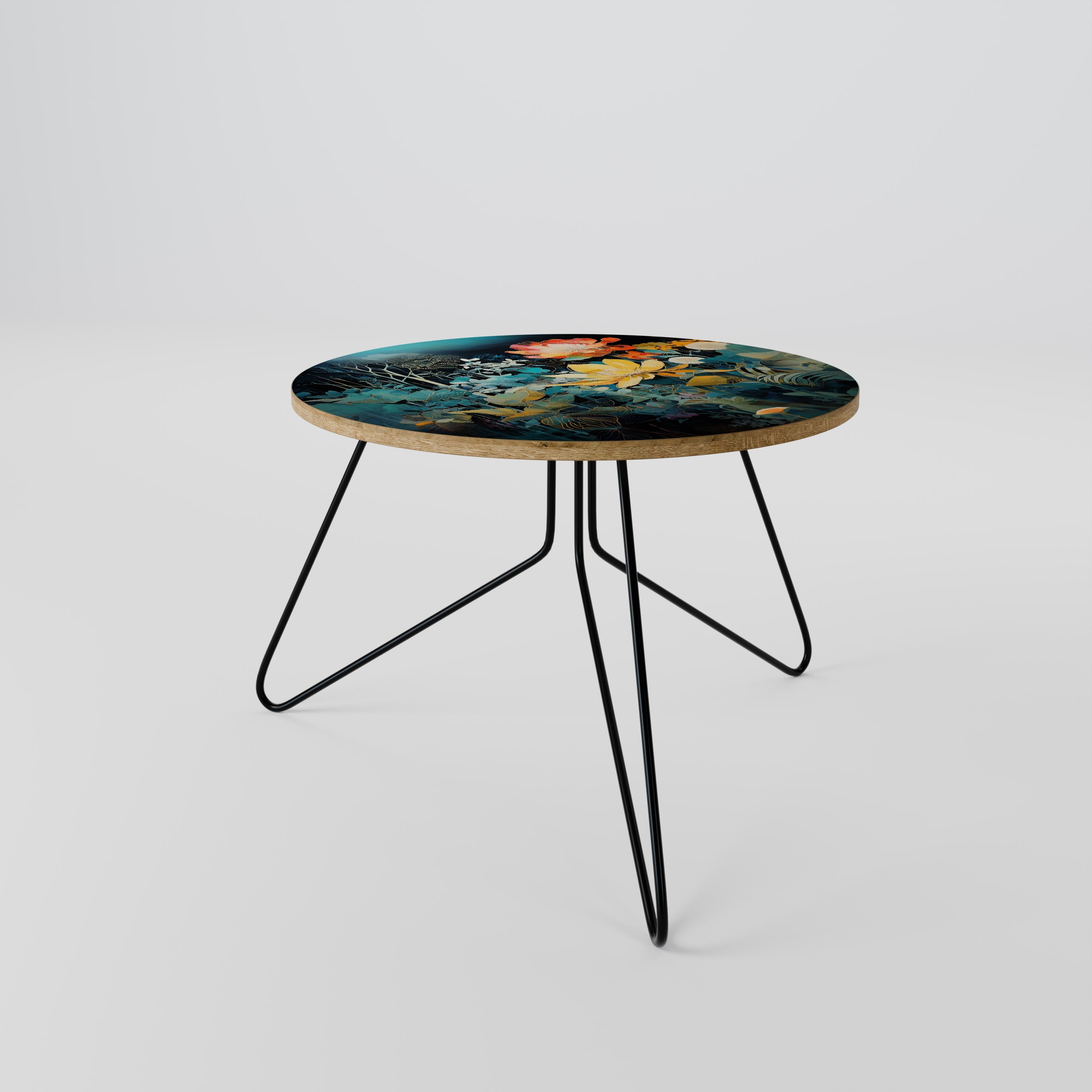 MIDNIGHT FLOWERS Coffee Table 60