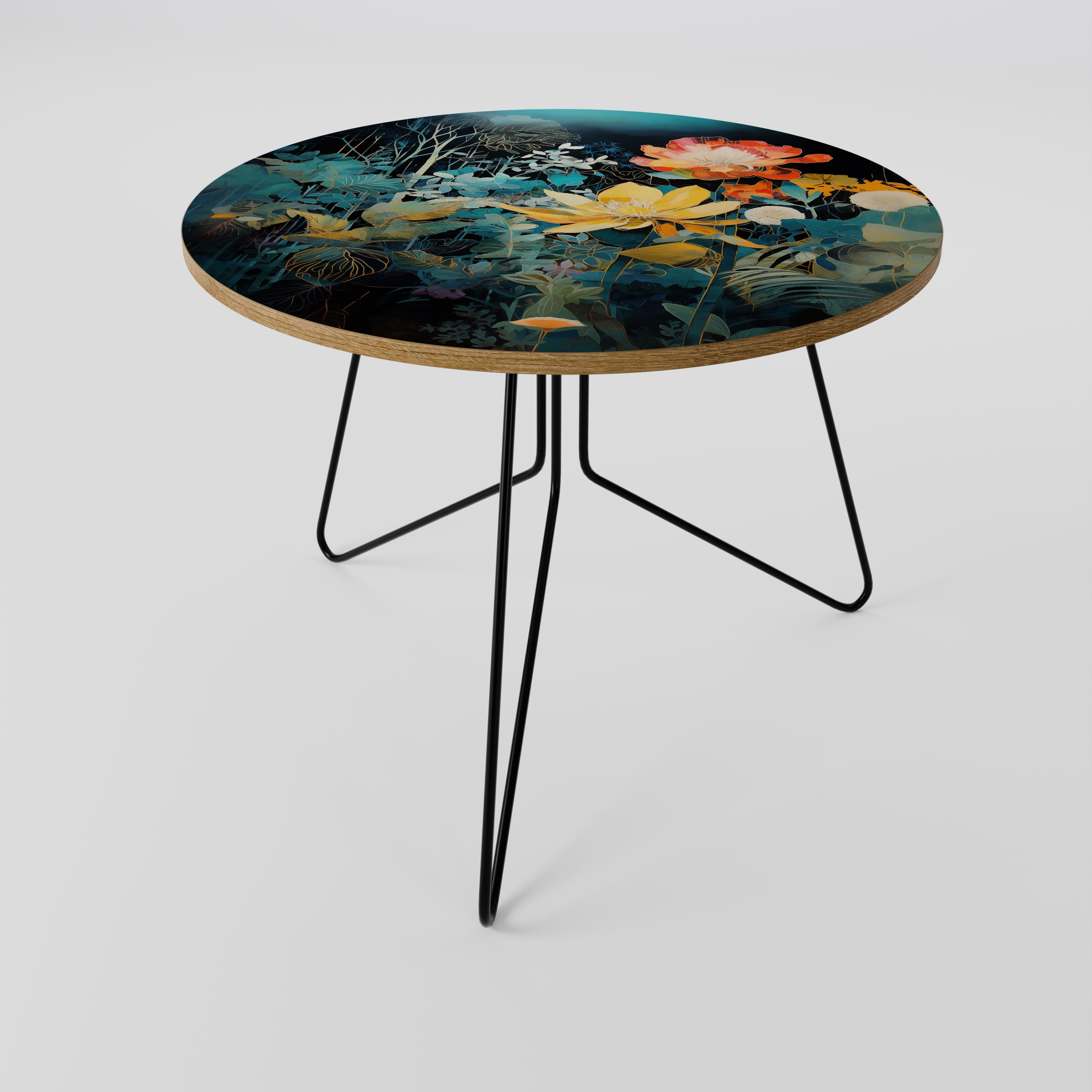 Table basse MIDNIGHT FLOWERS 69