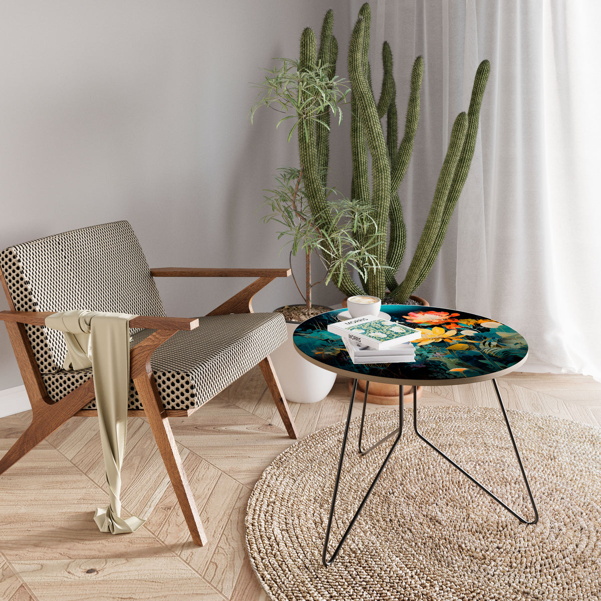 MIDNIGHT FLOWERS Coffee Table