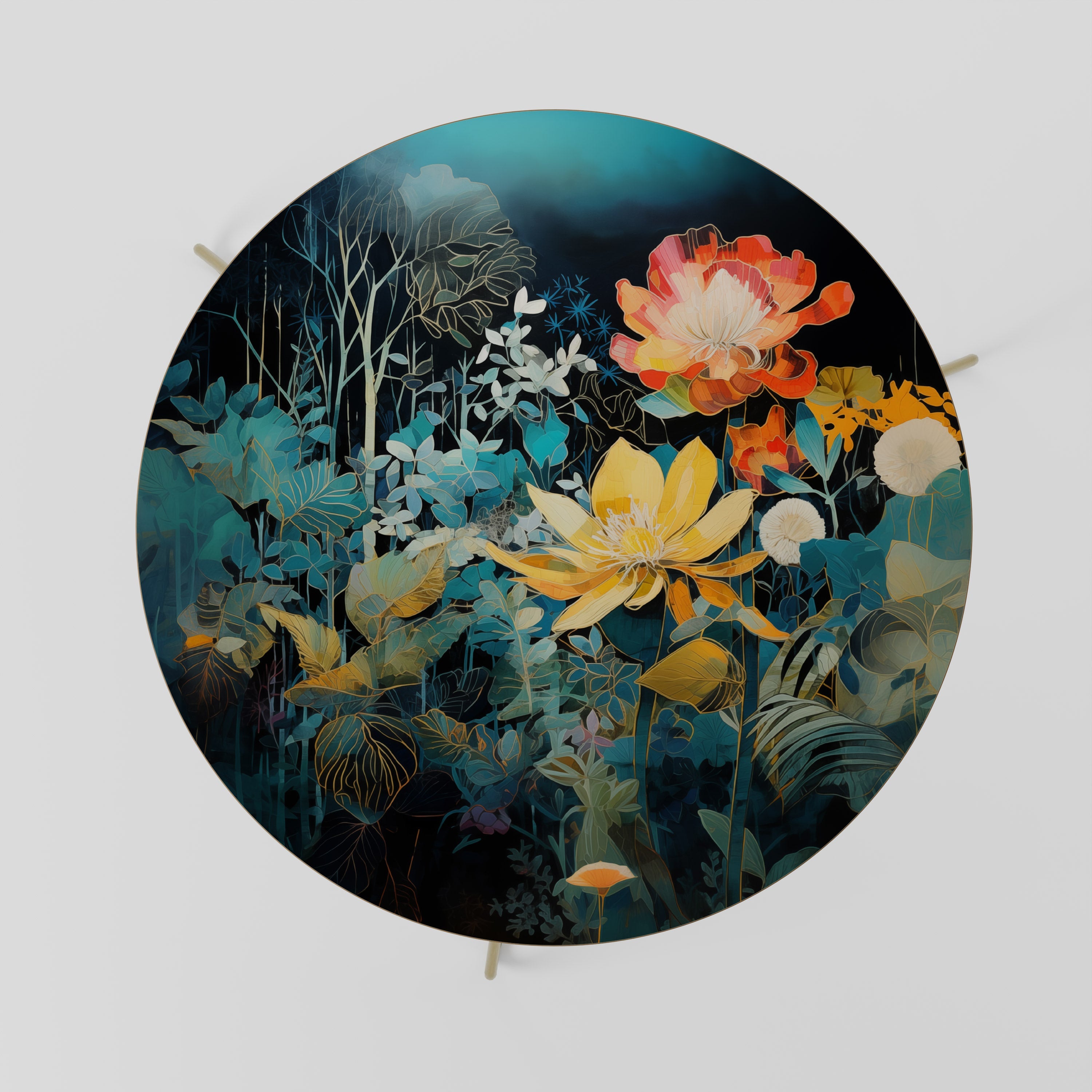 Table basse MIDNIGHT FLOWERS 69