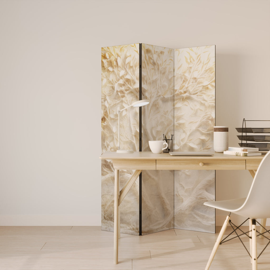 Séparateur de pièce décoratif à 3 panneaux LUMINOUS GROWTH