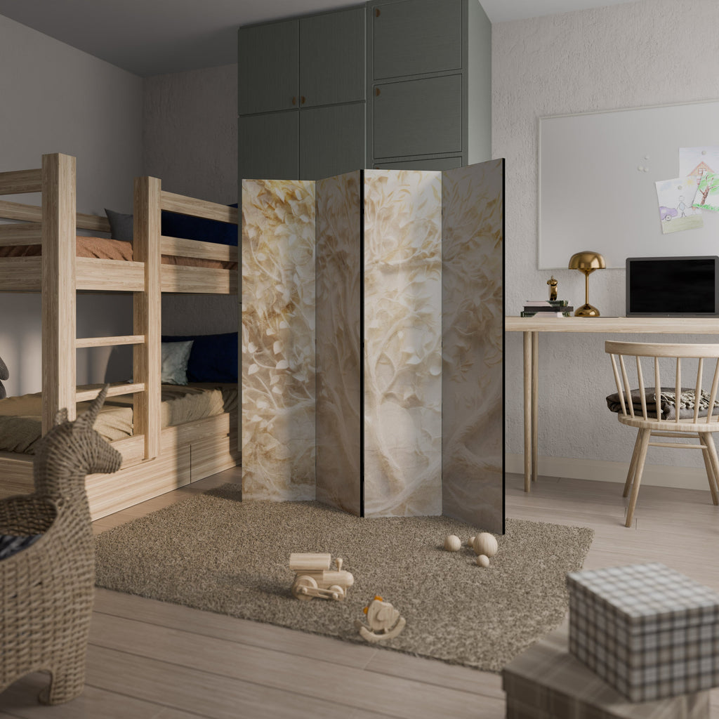 LUMINOUS GROWTH Decorative 4-Panel Room Divider
