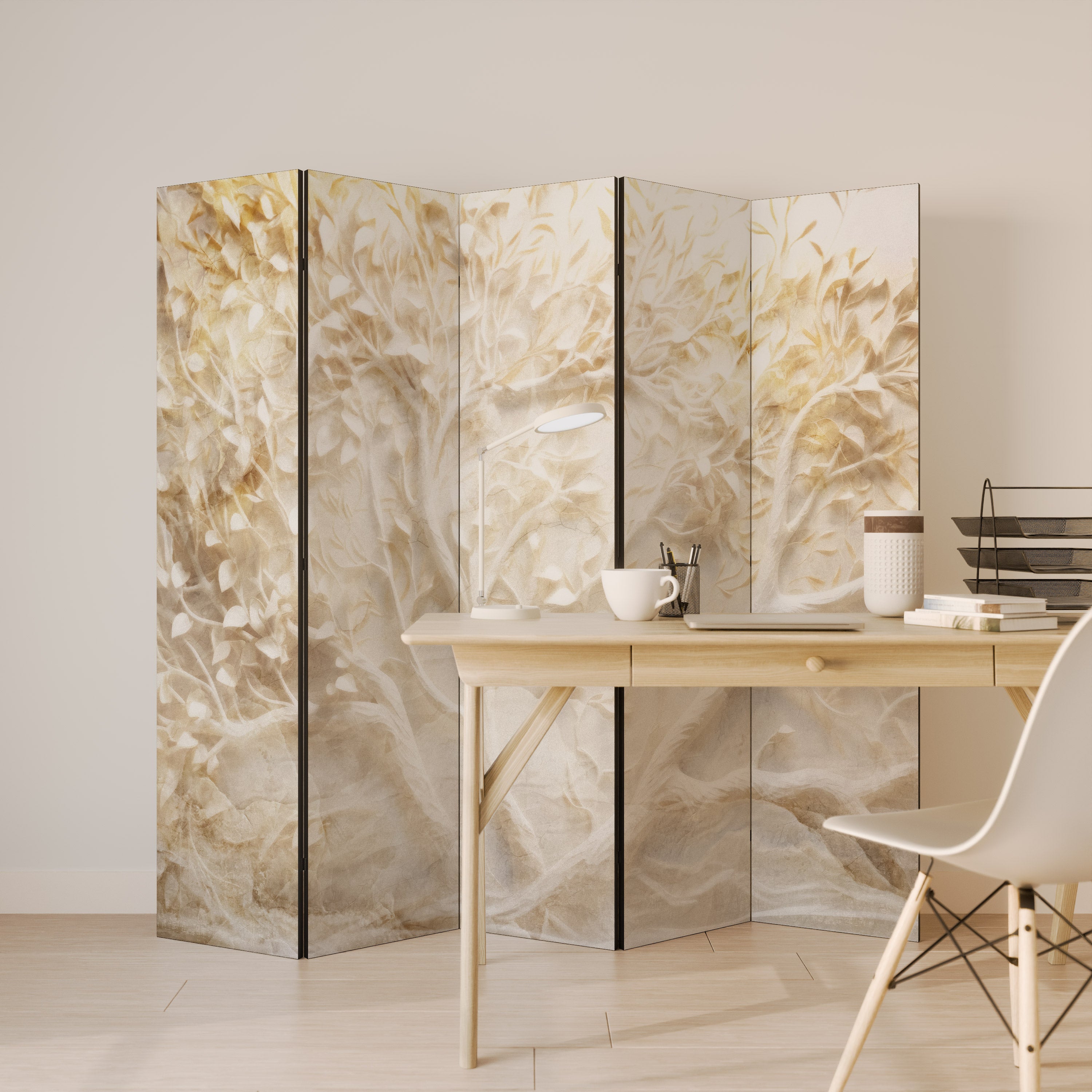 LUMINOUS GROWTH 5-Panel Room Divider