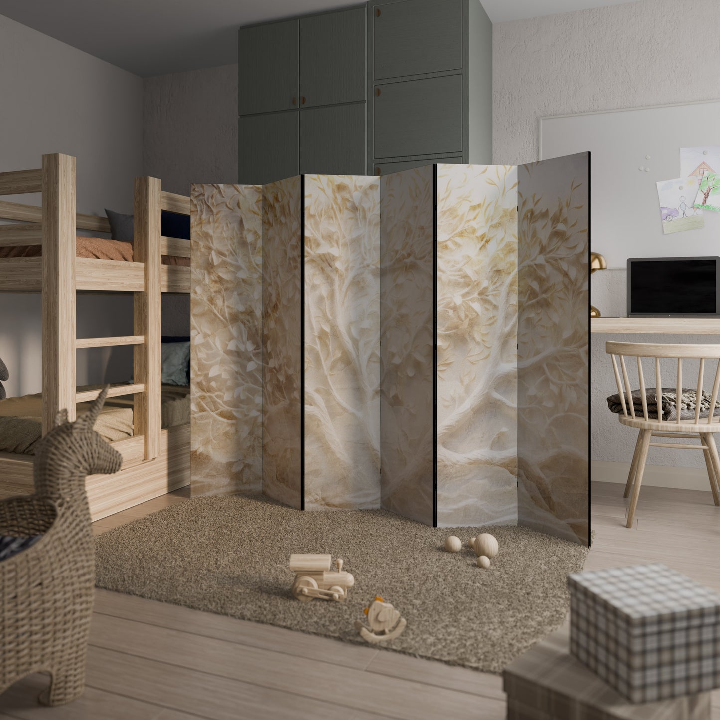 LUMINOUS GROWTH 6-Panel Room Divider