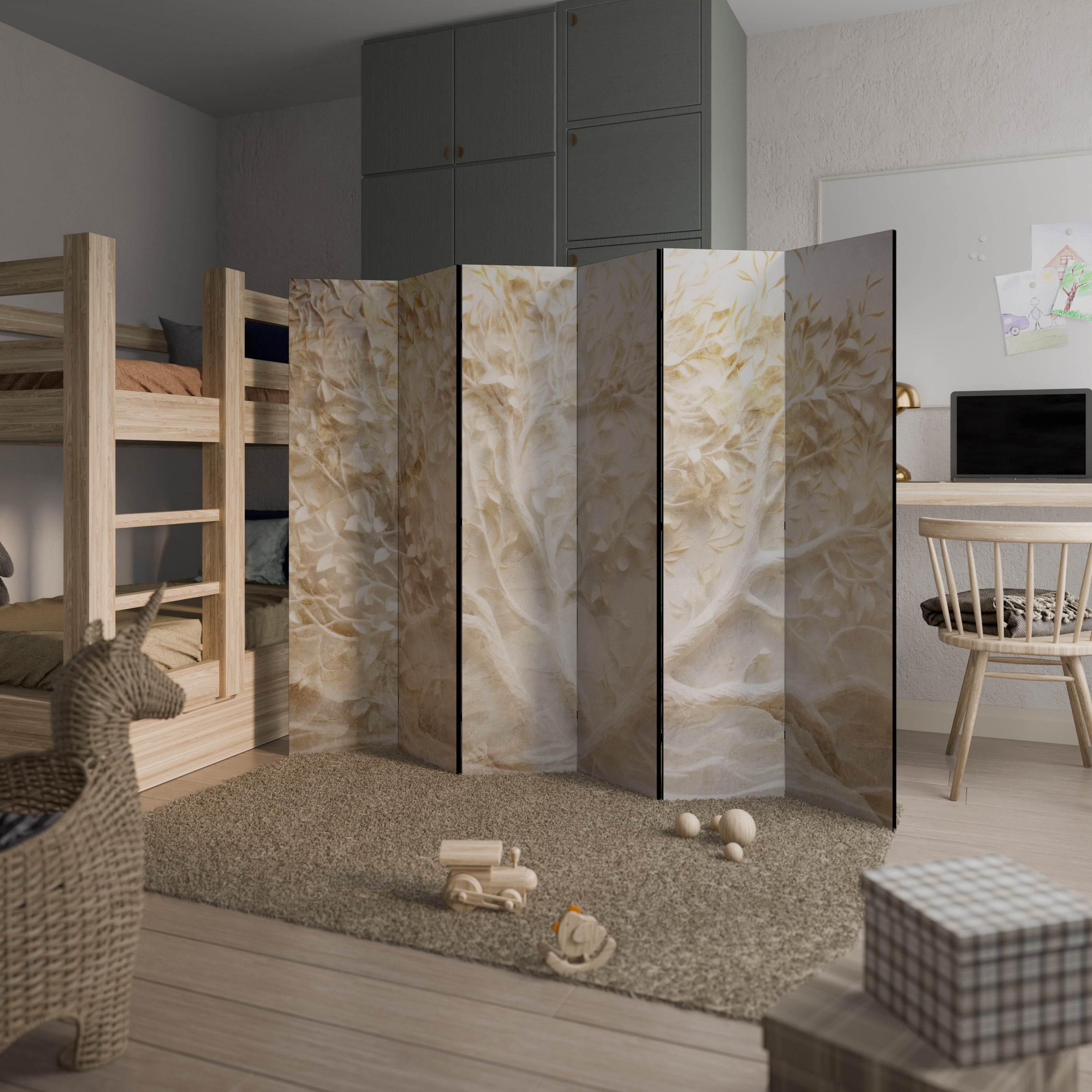 LUMINOUS GROWTH 6-Panel Room Divider