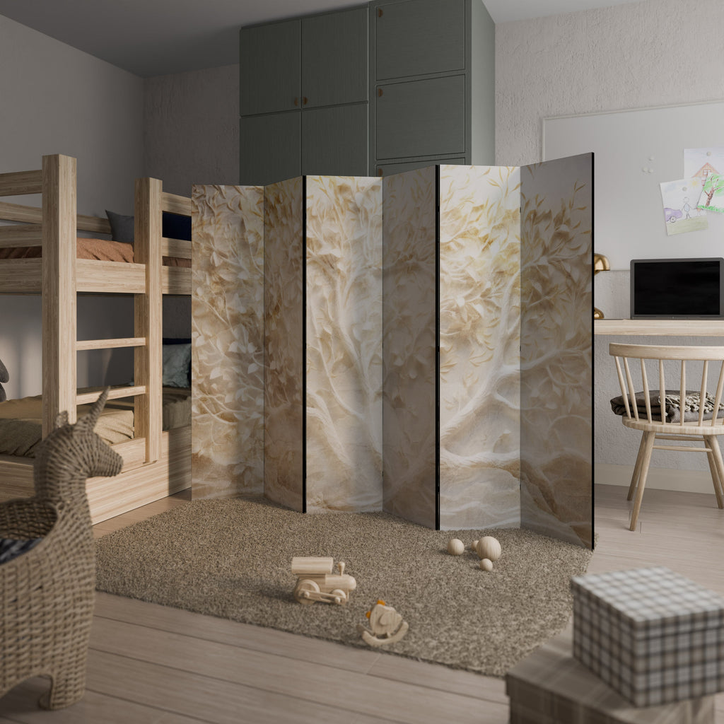 LUMINOUS GROWTH Decorative 6-Panel Room Divider