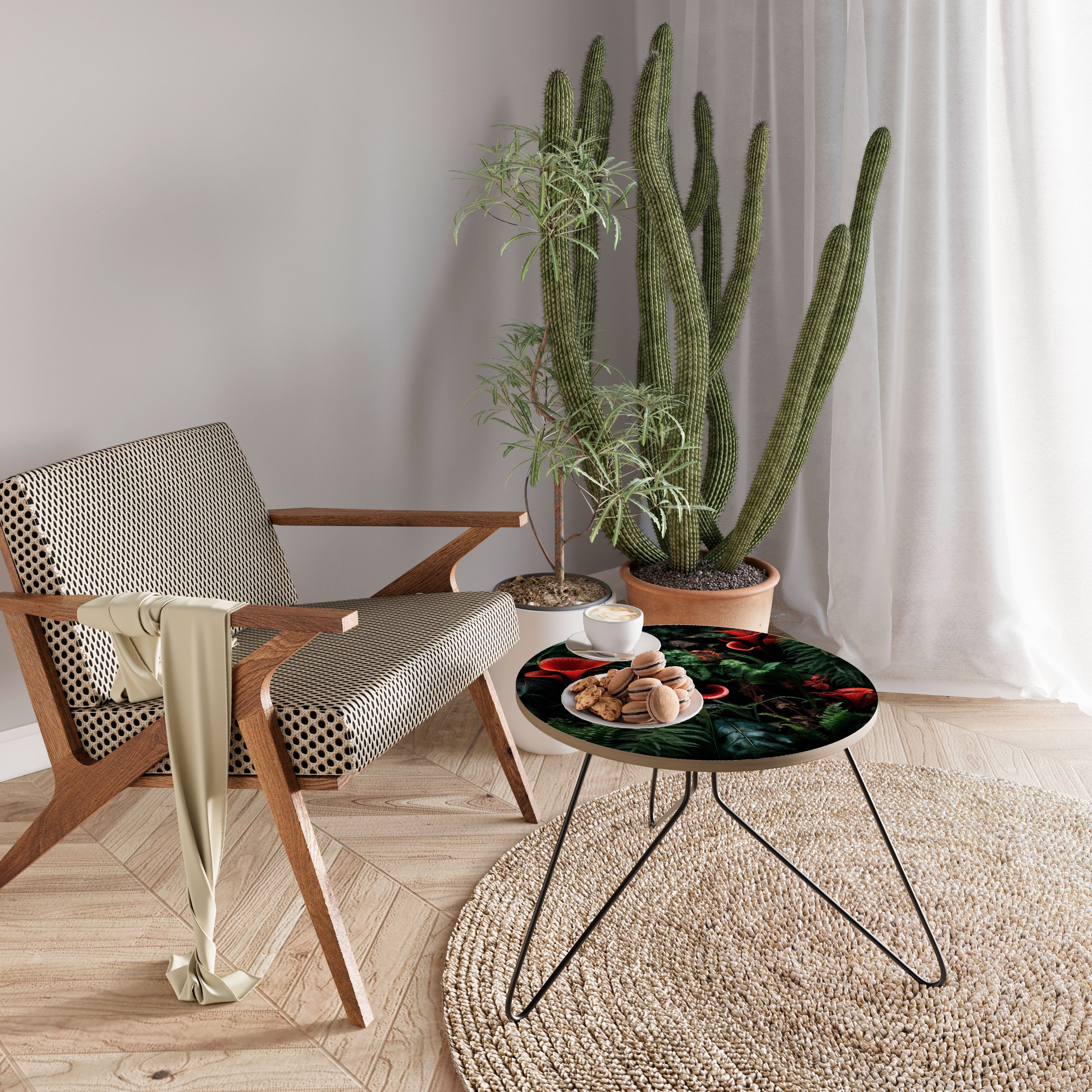 CRIMSON FERNS Coffee Table