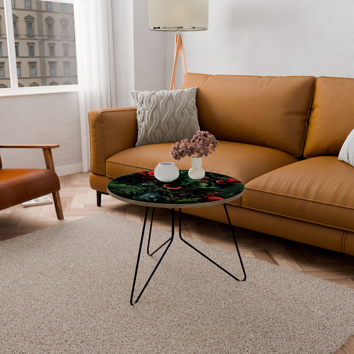 CRIMSON FERNS Coffee Table