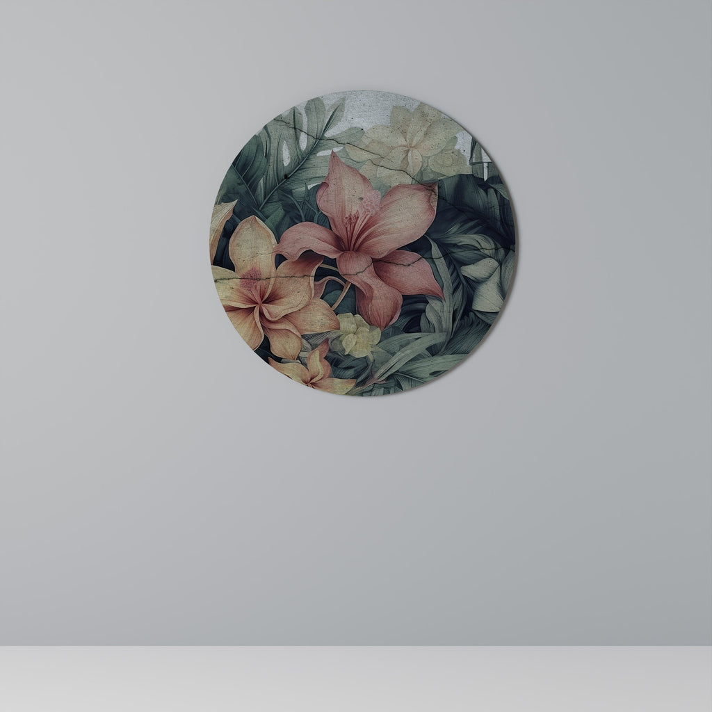 Décoration murale ronde HEAVENLY BLOOM