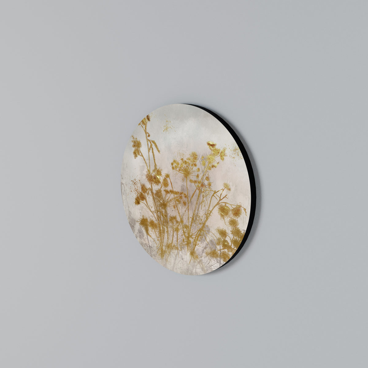 LONESOME SPRIG Round Wall Art