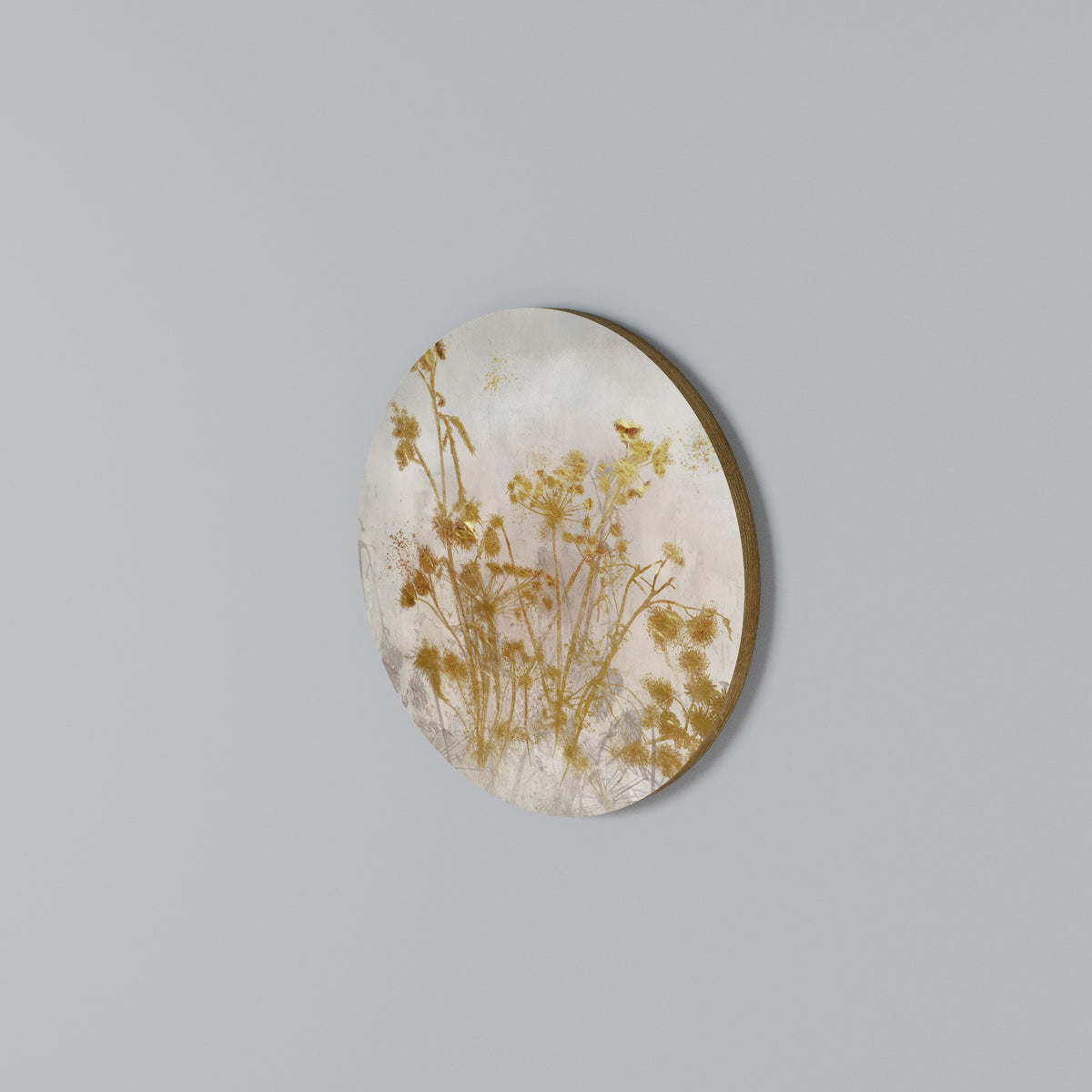 LONESOME SPRIG Round Wall Art