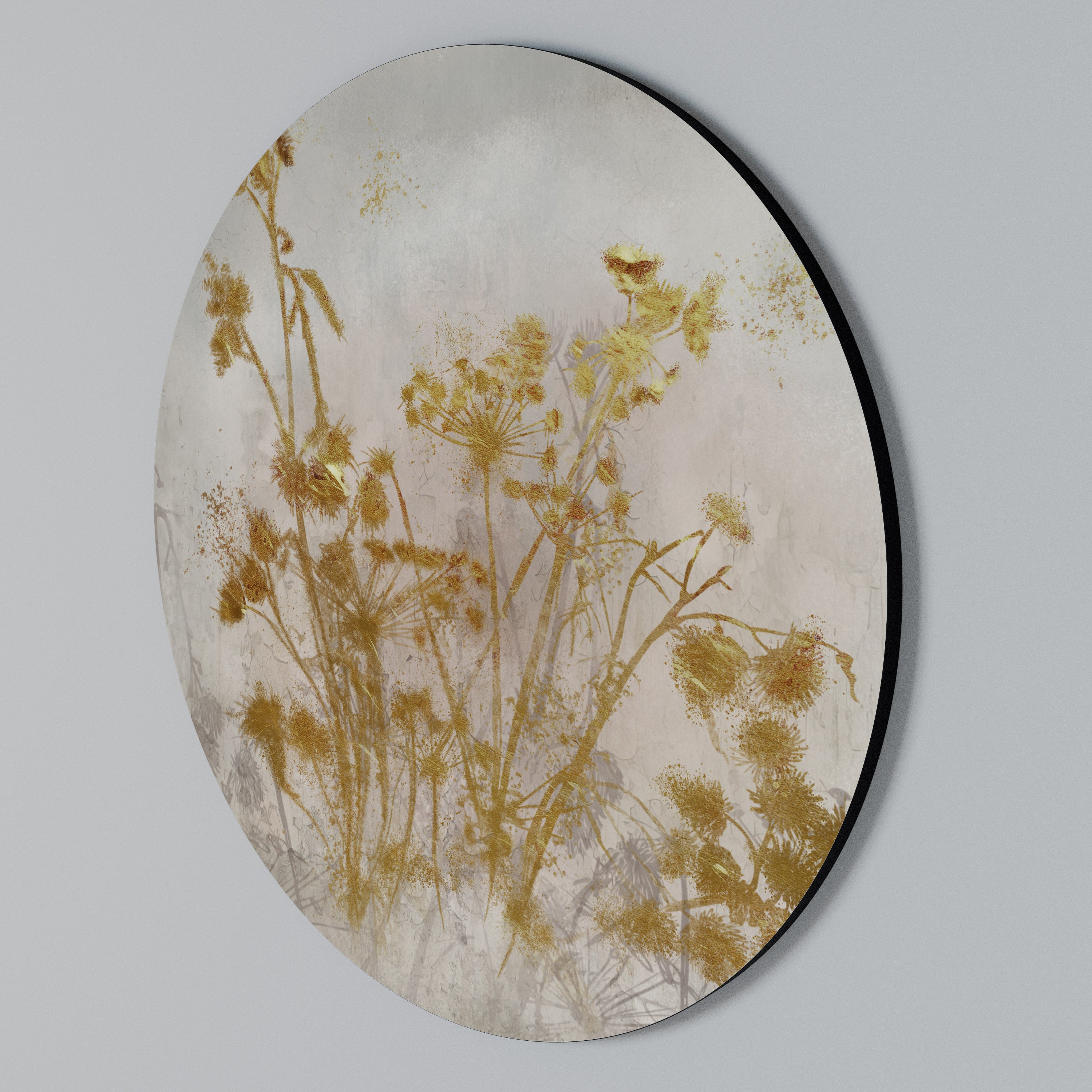 LONESOME SPRIG Round Wall Art