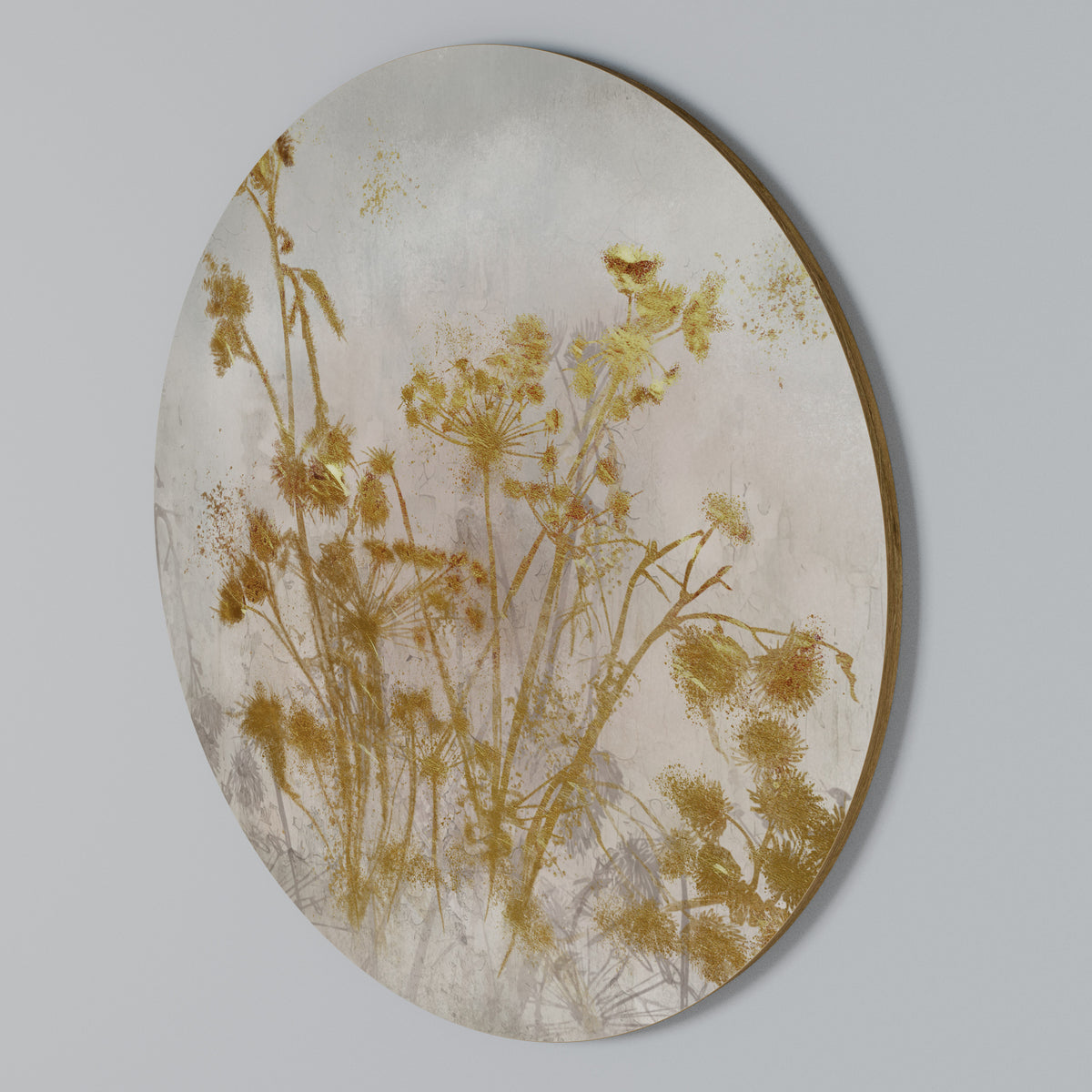LONESOME SPRIG Round Wall Art