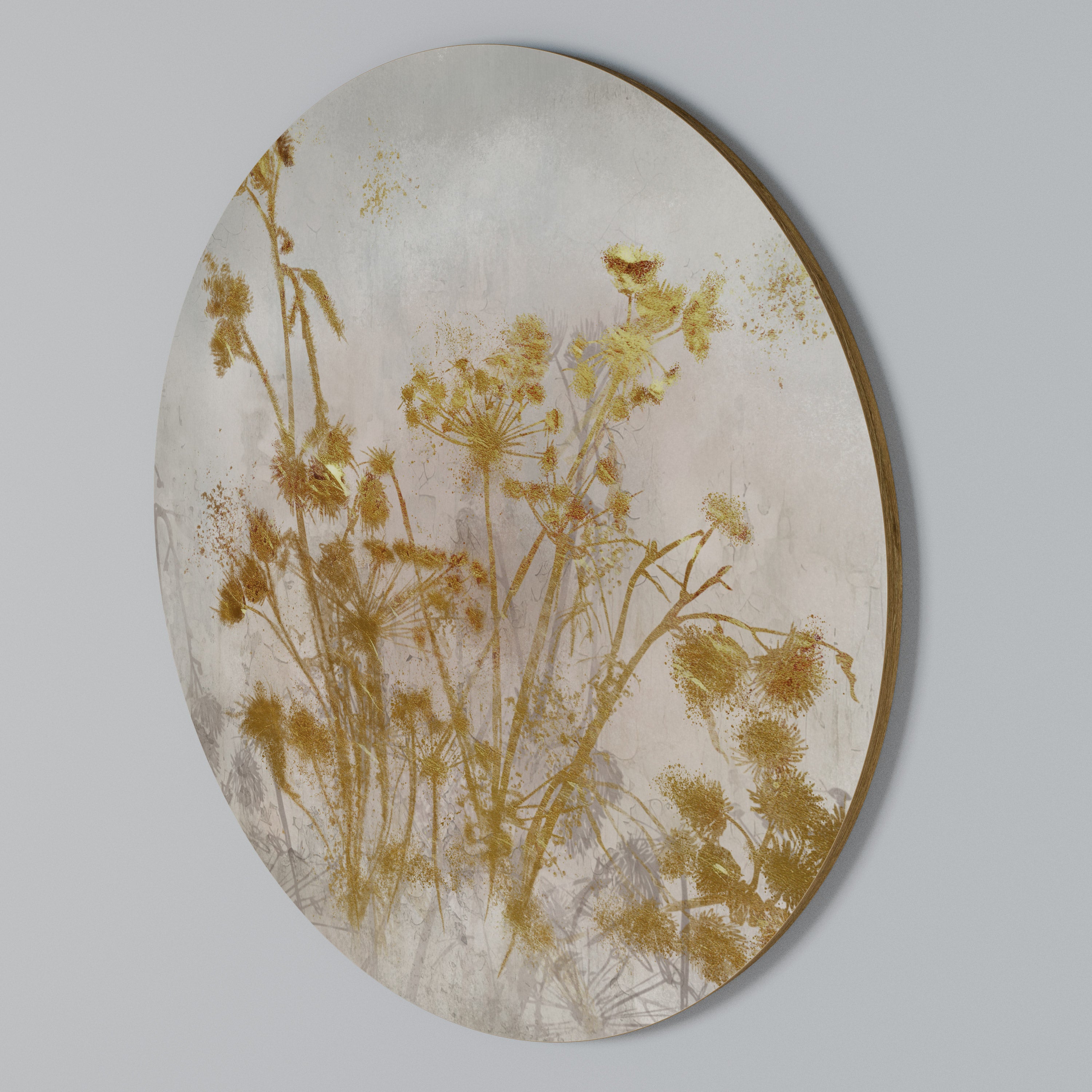 LONESOME SPRIG Round Wall Art