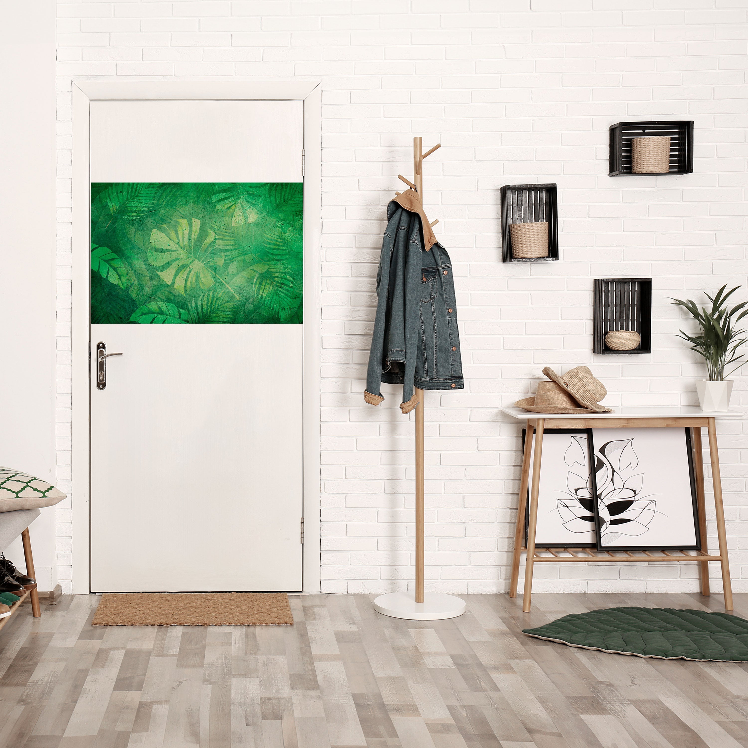 Affiche horizontale autocollante SUBTLE GREEN SYMPHONY